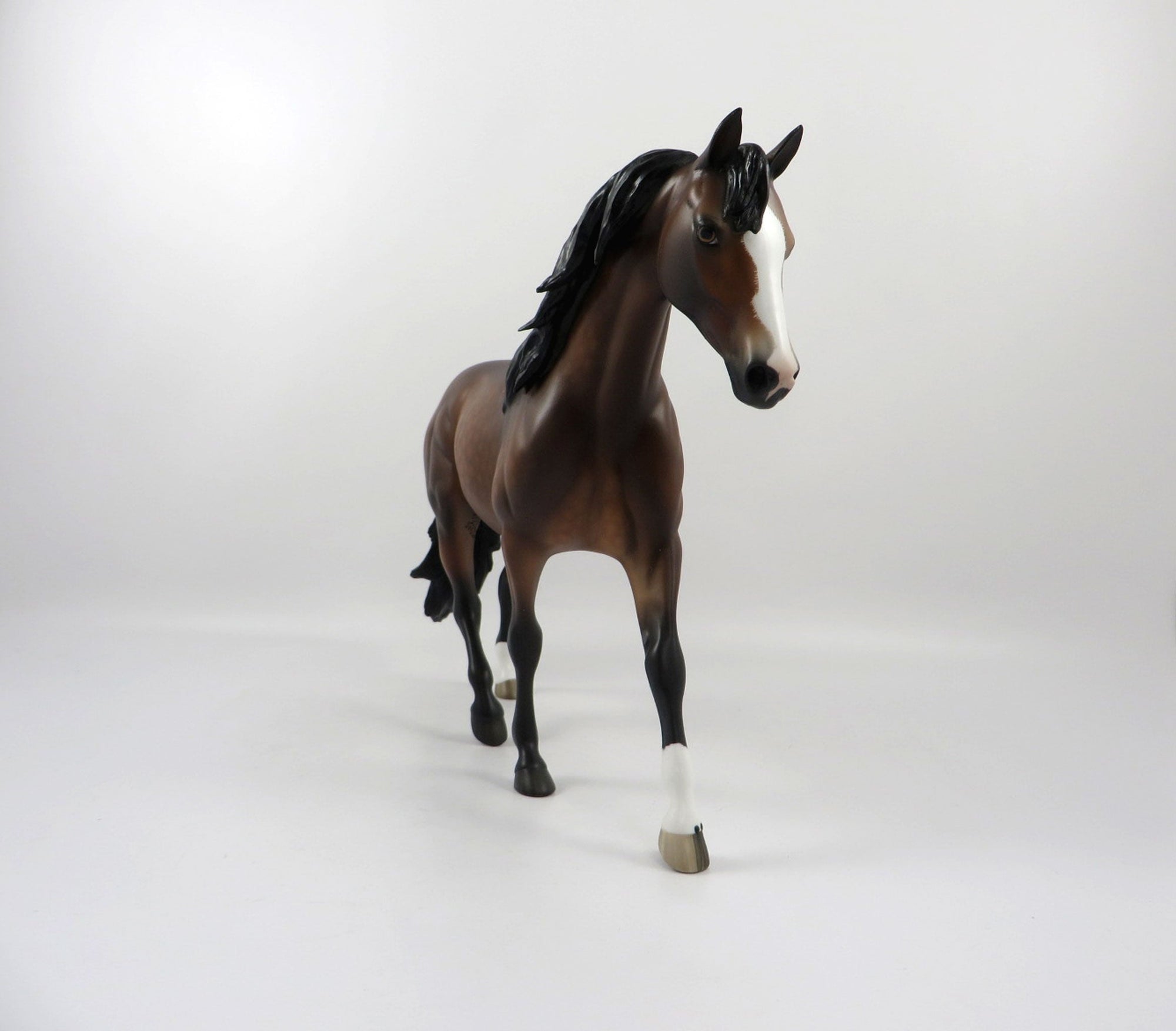 Everseer-OOAK Dapple Bay Pony Painted by Sheryl Leisure 2/18/21