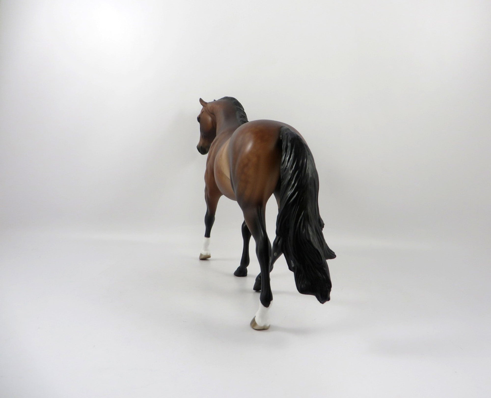 Everseer-OOAK Dapple Bay Pony Painted by Sheryl Leisure 2/18/21