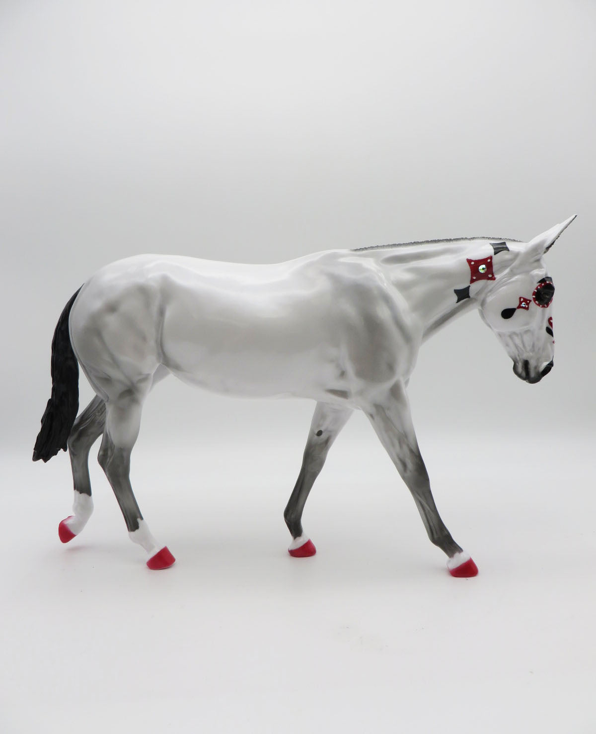 MOULIN - OOAK DECORATOR SUGAR SKULL MULE BY DAWN QUICK LHS 22