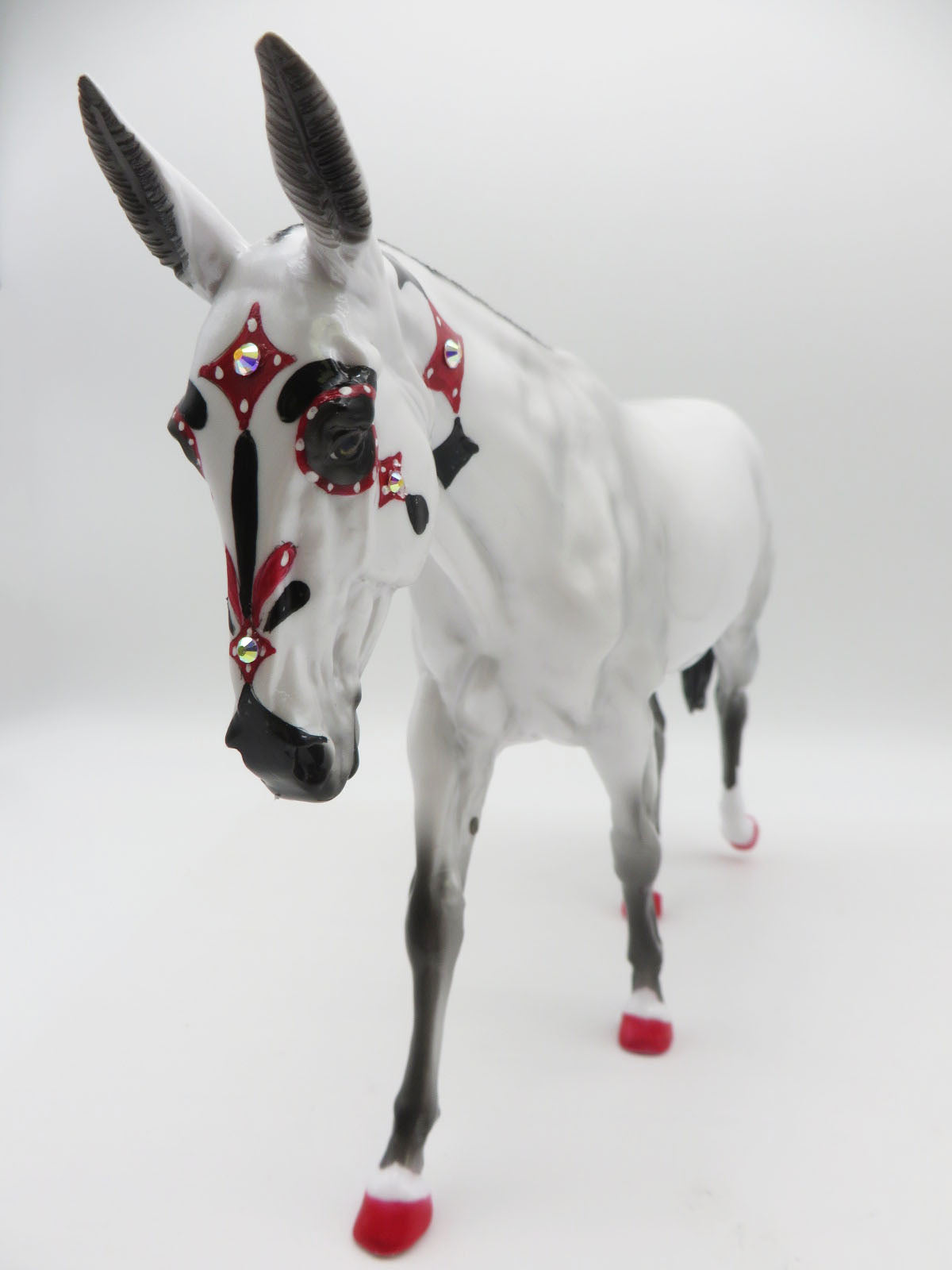 MOULIN - OOAK DECORATOR SUGAR SKULL MULE BY DAWN QUICK LHS 22