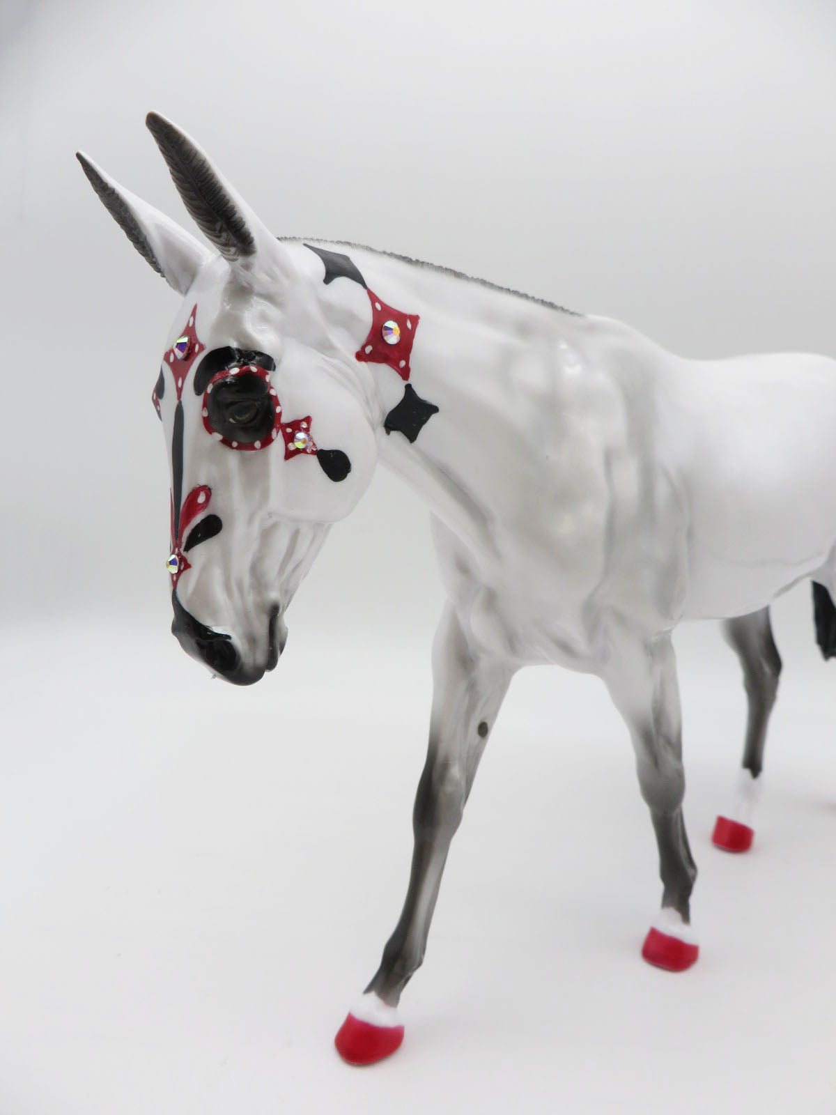 MOULIN - OOAK DECORATOR SUGAR SKULL MULE BY DAWN QUICK LHS 22