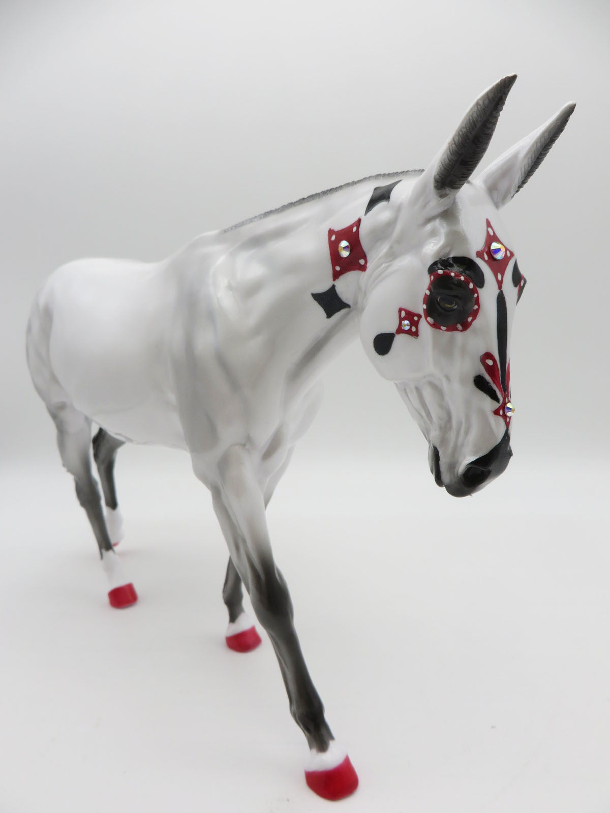 MOULIN - OOAK DECORATOR SUGAR SKULL MULE BY DAWN QUICK LHS 22