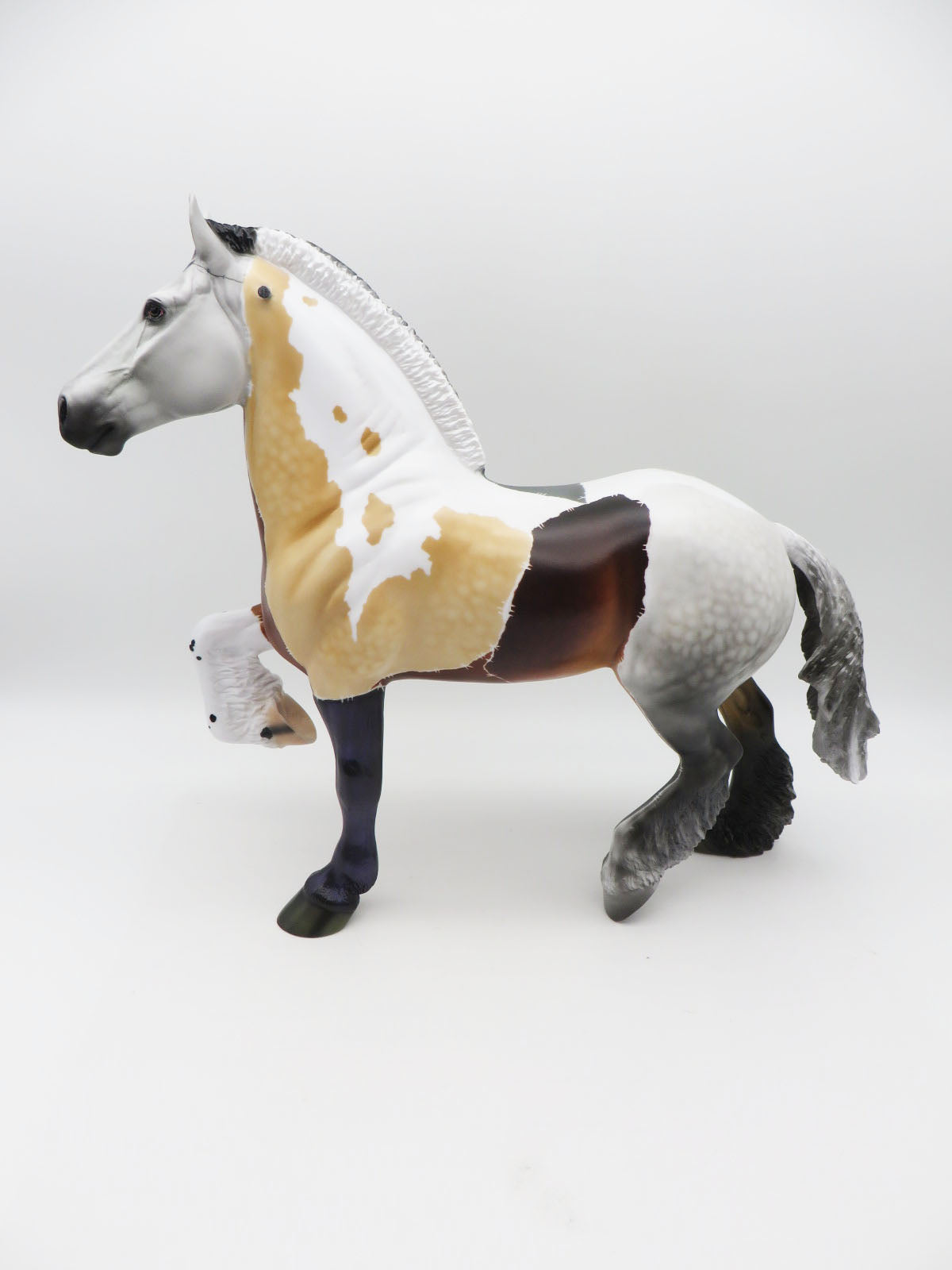 Frankenstein&#39;s Monster - OOAK - BEST OFFER - Custom Trotting Drafter Decorator By Carrie Keller- MM22