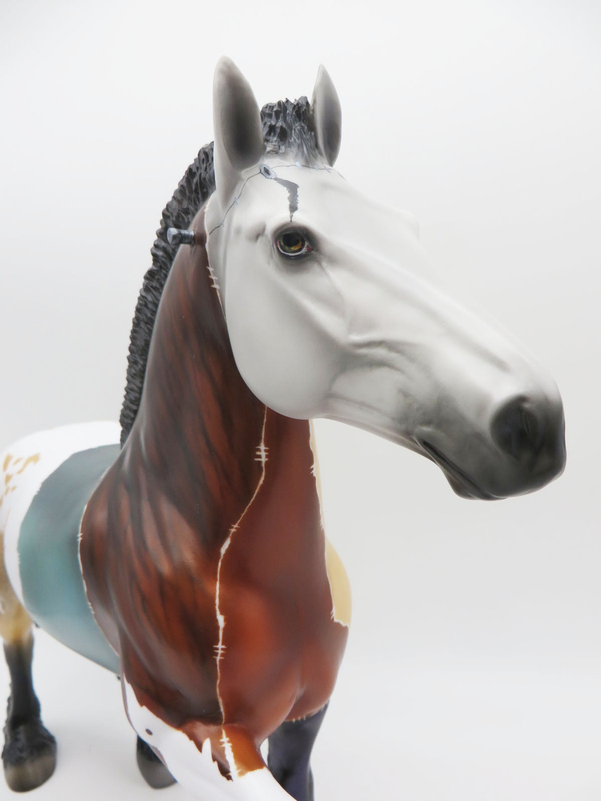 Frankenstein&#39;s Monster - OOAK - BEST OFFER - Custom Trotting Drafter Decorator By Carrie Keller- MM22