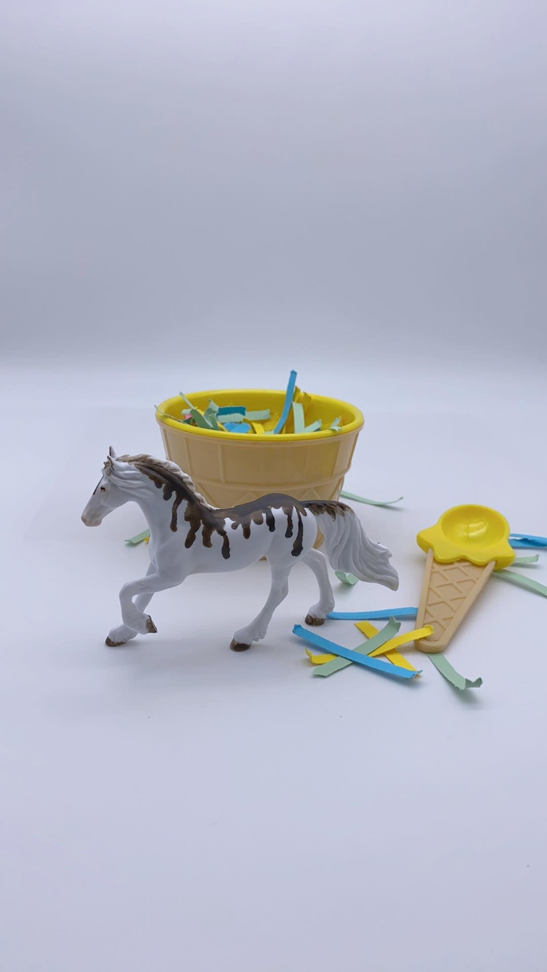 Hot Fudge Sundae-OOAK Fresian Chip Painted By Ellen Robbins  NICM-7/23/21