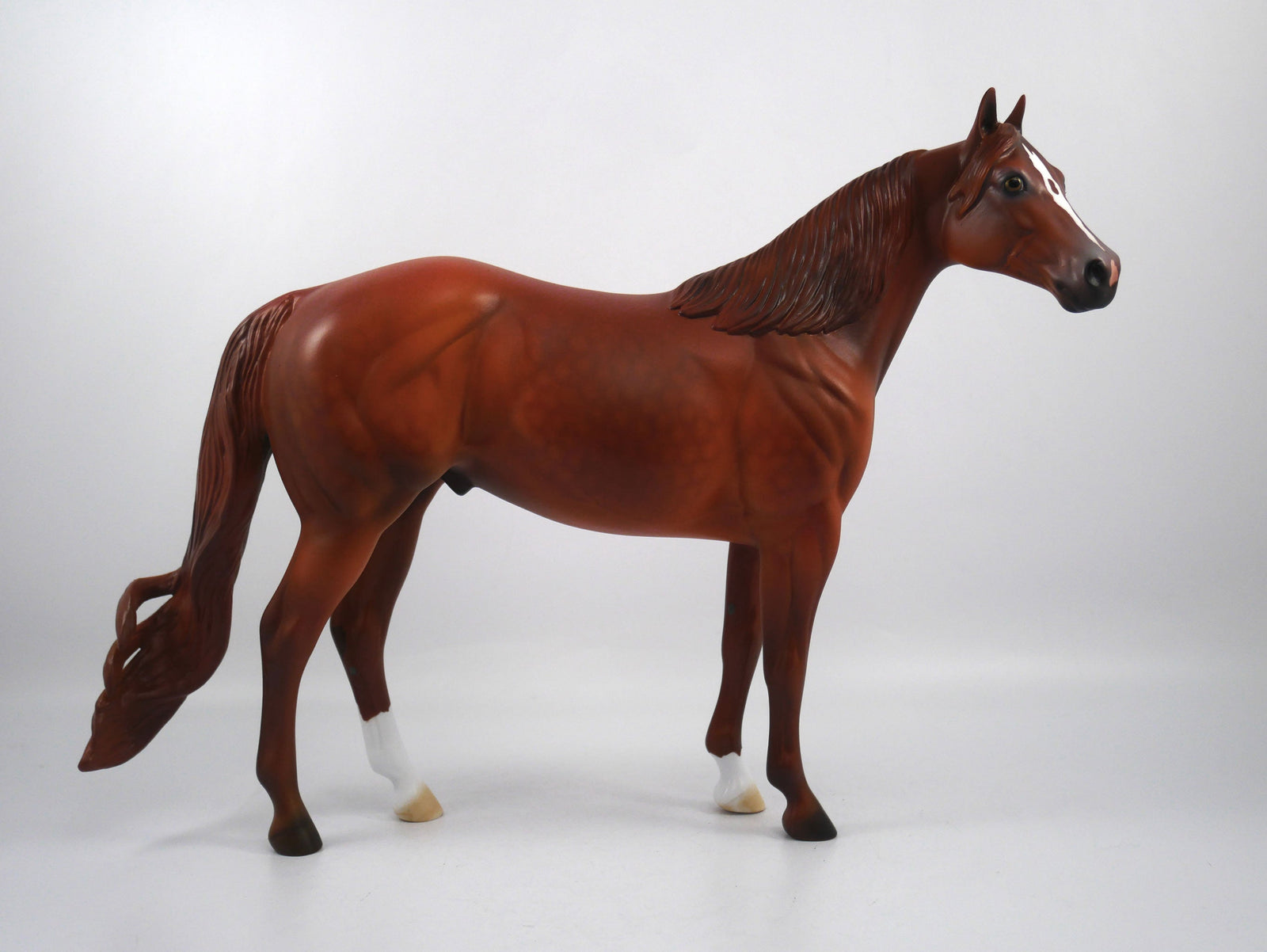 Falcon-OOAK Dapple Chestnut ISH By Dawn Quick  SB21