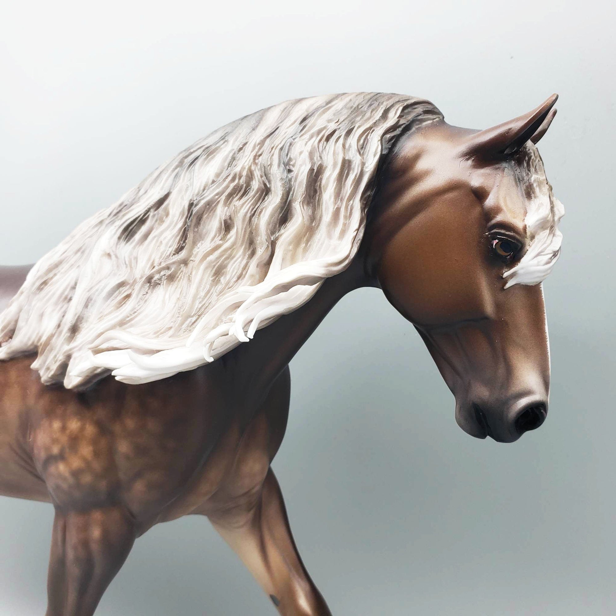 Far From Over - OOAK Dappled Chestnut Irish Draft By Sheryl Leisure Best Offer 6/5/23