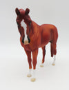 Faygo - OOAK - Chestnut Pebble Arabian by Angela Marleau - Christmas Tails 2022 - CT22