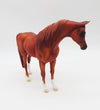 Faygo - OOAK - Chestnut Pebble Arabian by Angela Marleau - Christmas Tails 2022 - CT22