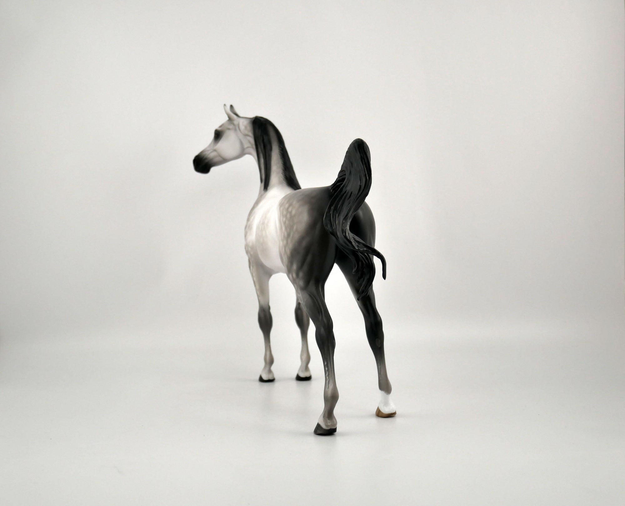 FEDERICO-OOAK DAPPLE GREY ARABIAN BY SHERYL LEISURE 11/11/20