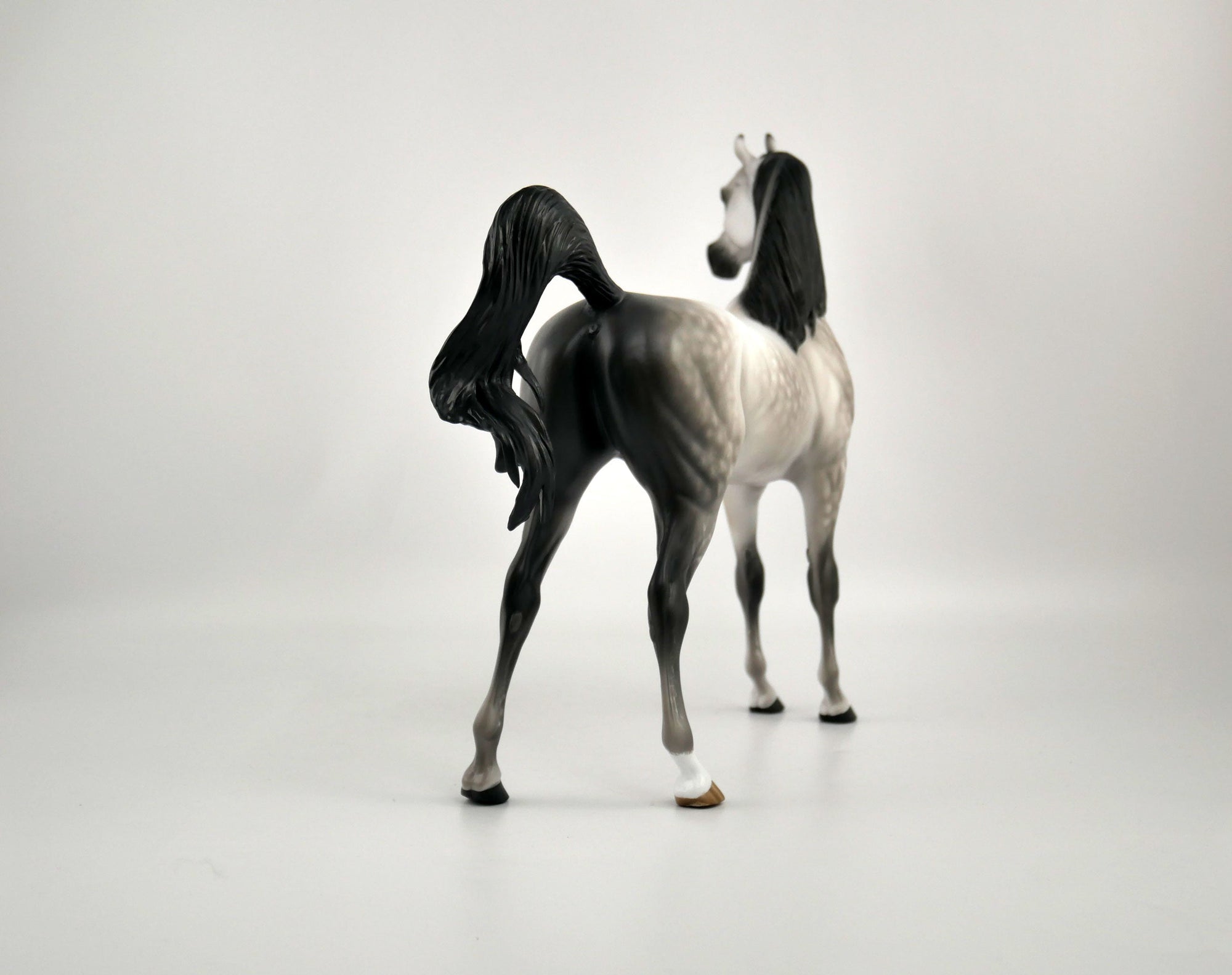 FEDERICO-OOAK DAPPLE GREY ARABIAN BY SHERYL LEISURE 11/11/20