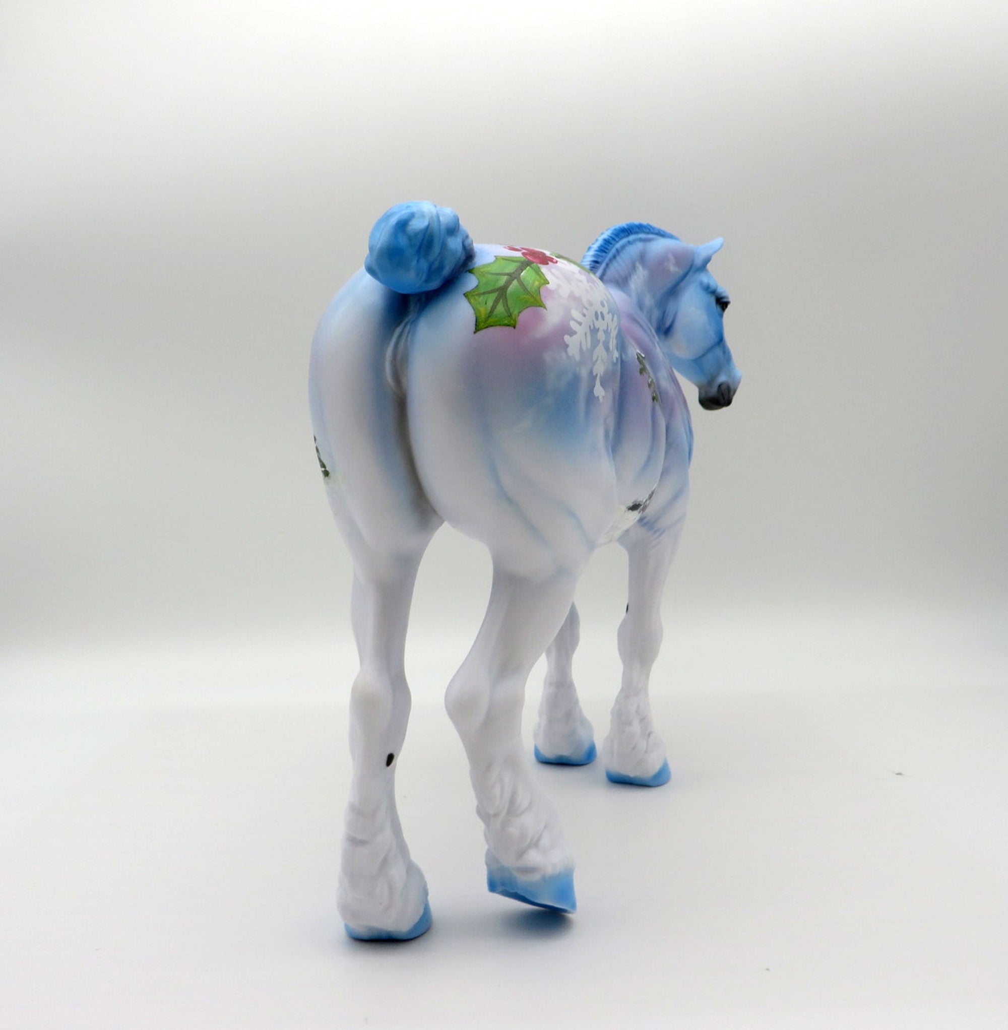 Festive-OOAK Deco Holiday Heavy Draft Painted by Dawn Quick 11/29/21