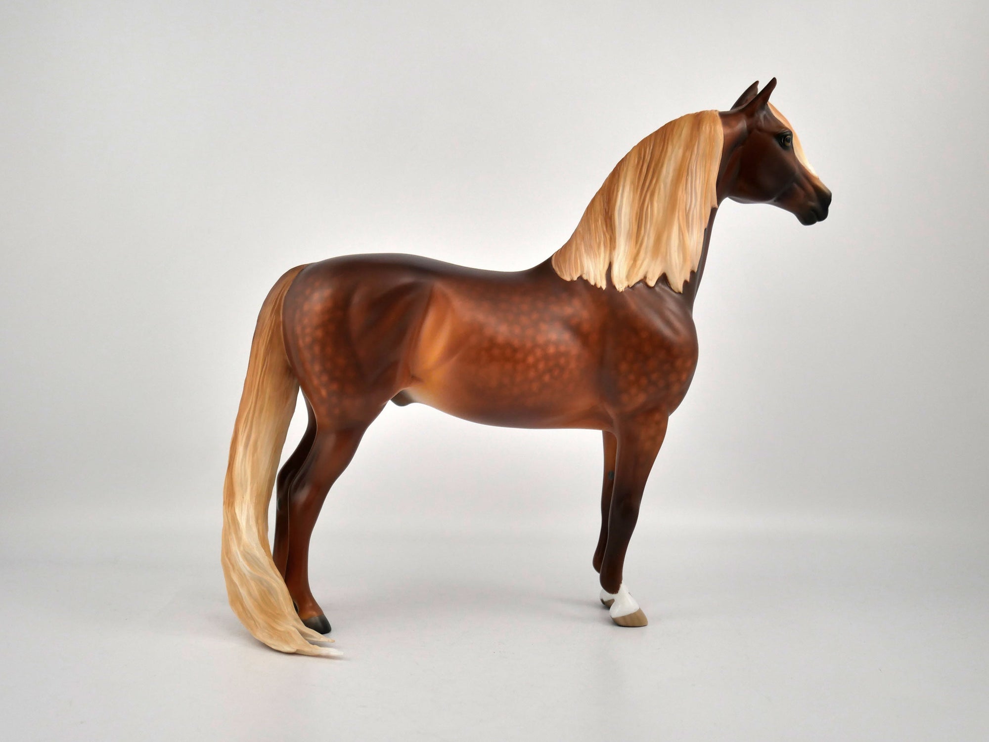 Fezziwig-OOAK Dapple Chestnut Morgan By Sheryl Leisure 12/15/20