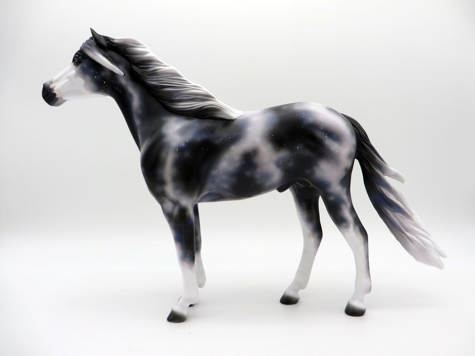 Final Frontier-OOAK Mustang Deco Painted by Ellen Robbins 7/30/21