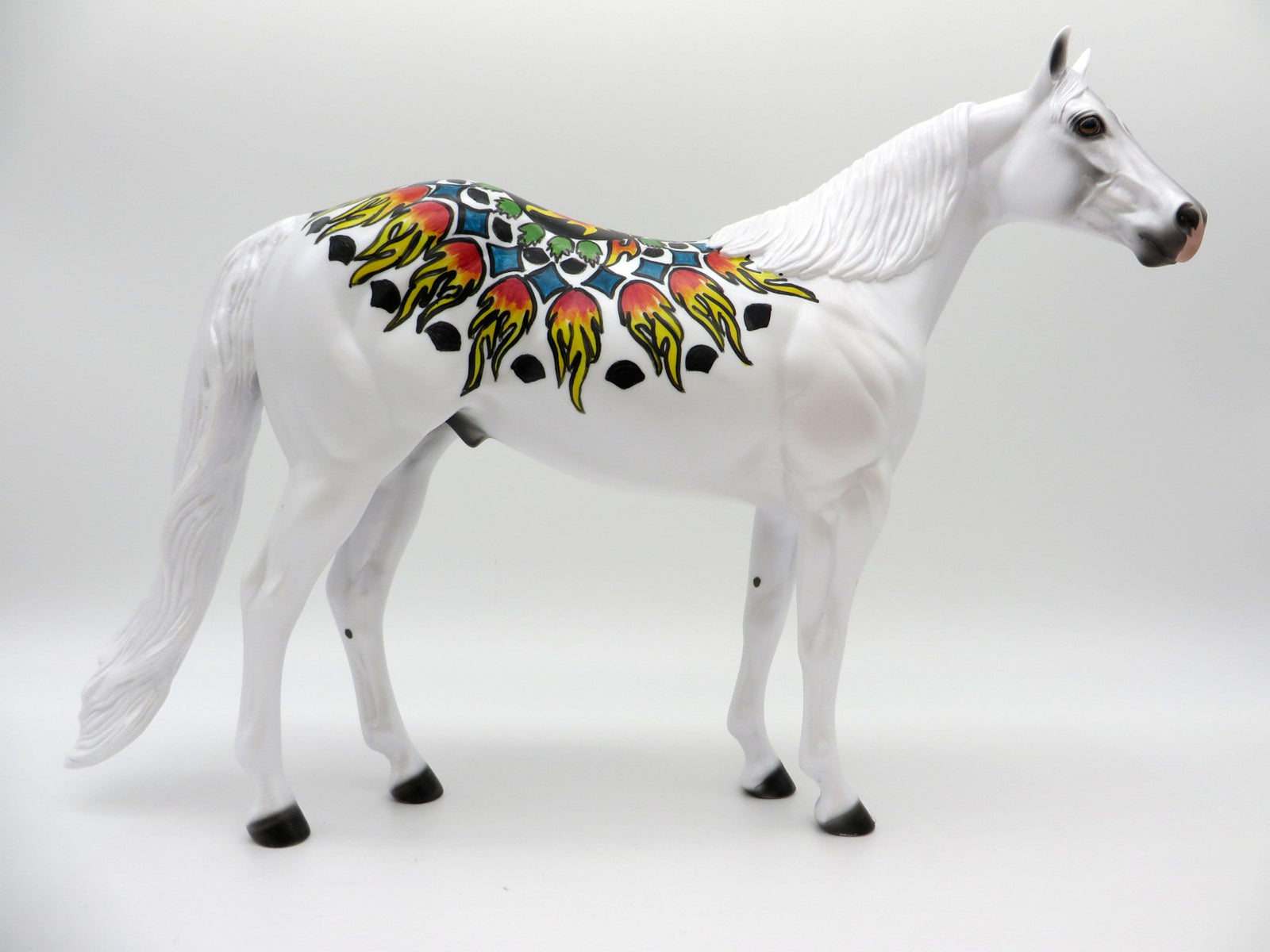 Fire-OOAK Deco ISH Painted By Dawn Quick 6/25/21