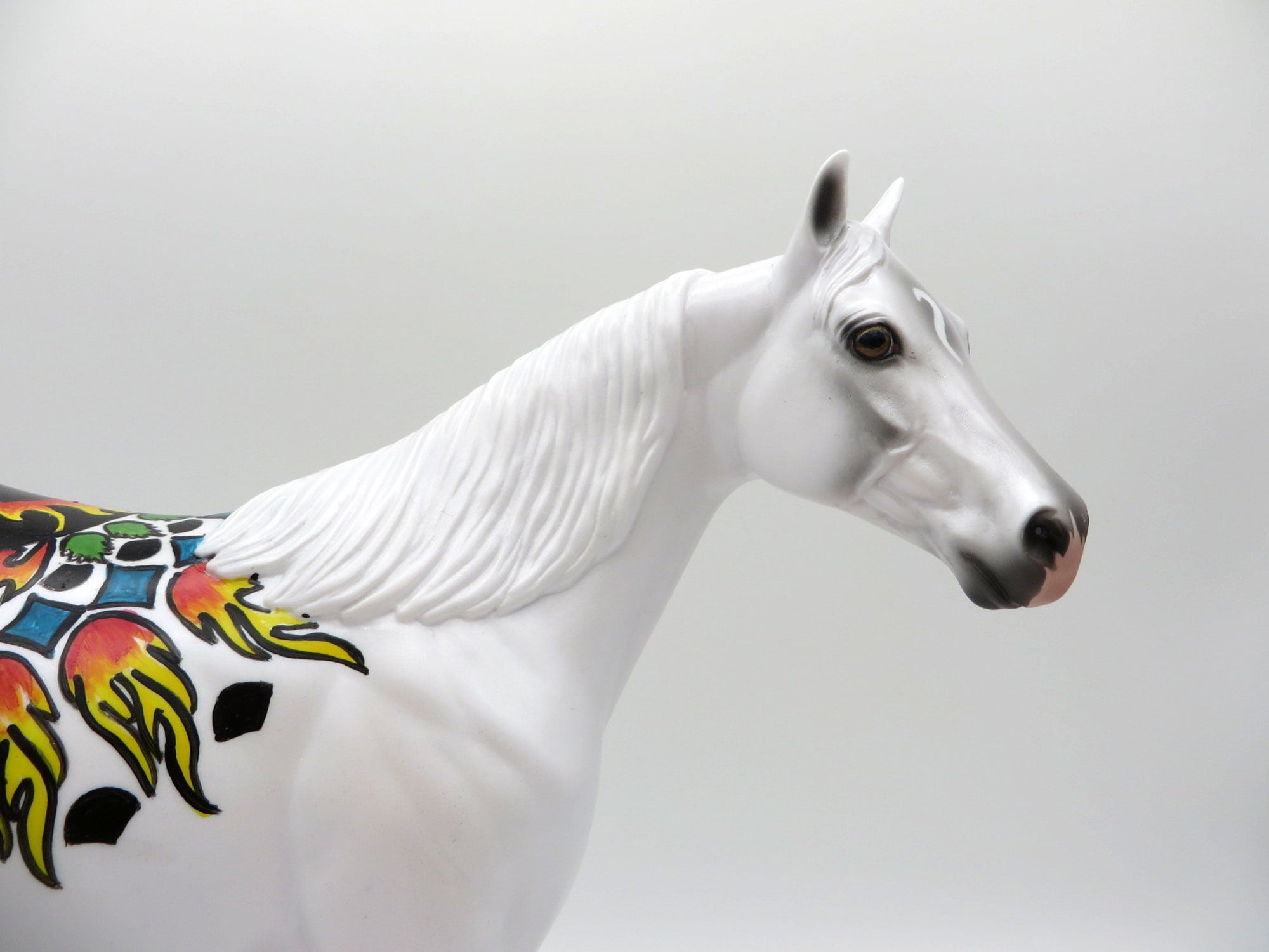 Fire-OOAK Deco ISH Painted By Dawn Quick 6/25/21