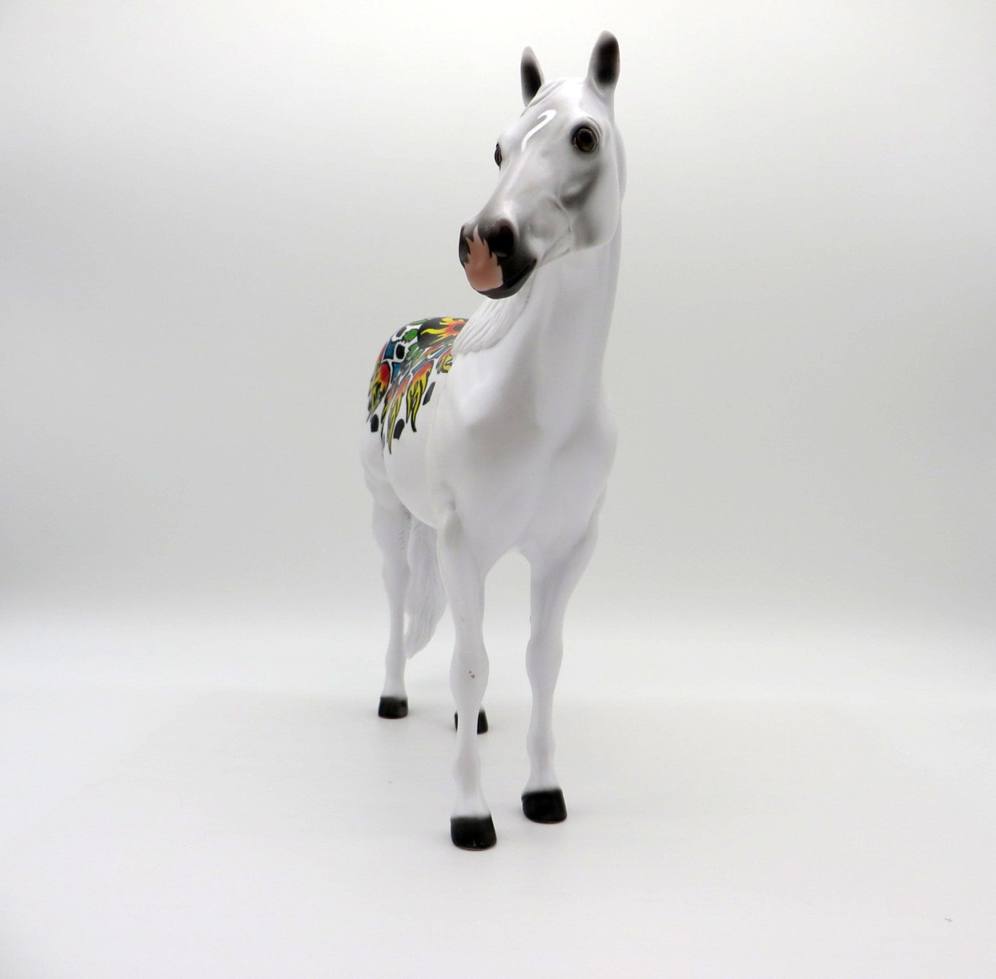 Fire-OOAK Deco ISH Painted By Dawn Quick 6/25/21