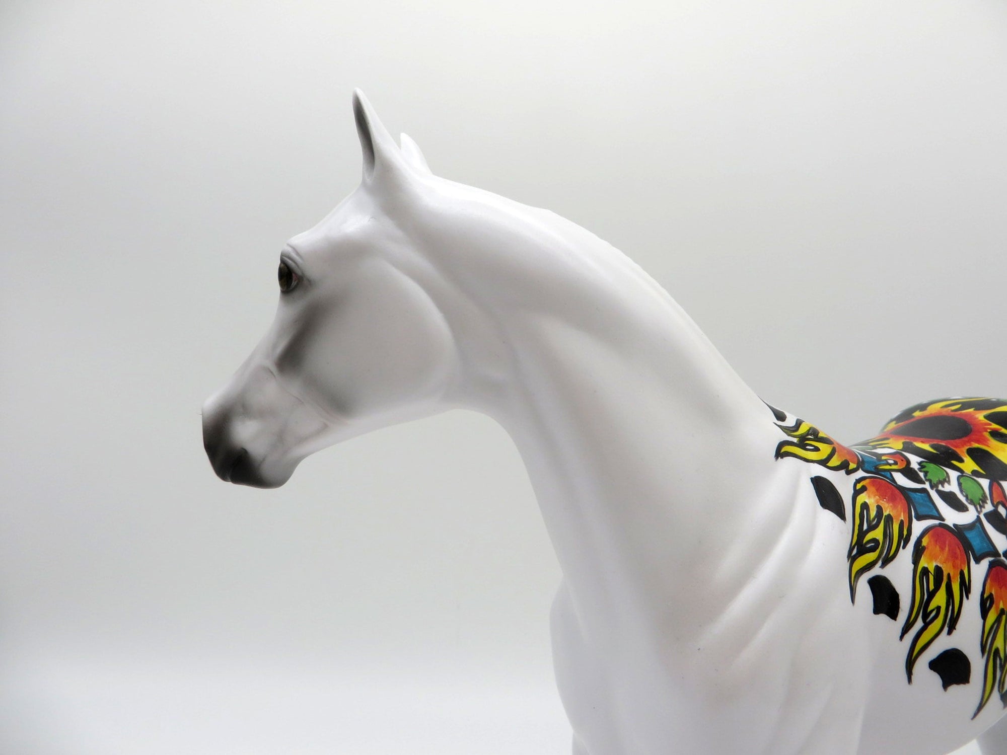 Fire-OOAK Deco ISH Painted By Dawn Quick 6/25/21