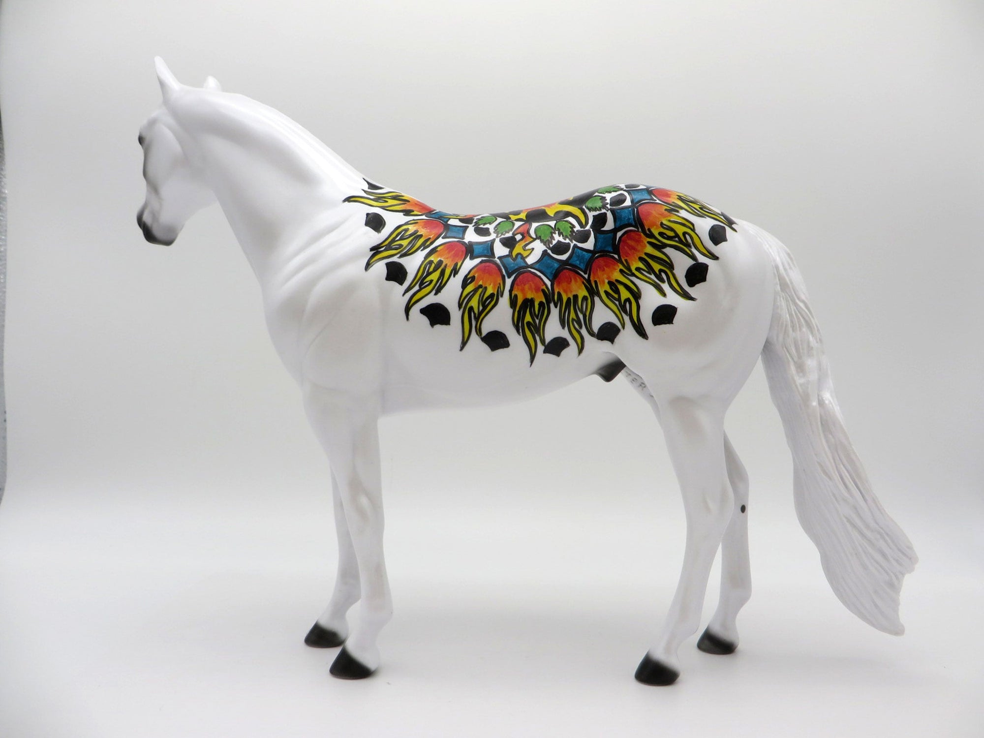 Fire-OOAK Deco ISH Painted By Dawn Quick 6/25/21