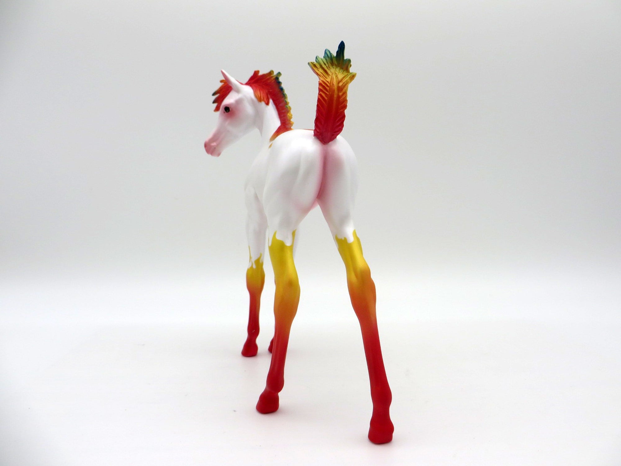 Fire-OOAK Foal Decorator Painted By Jas EQ 21