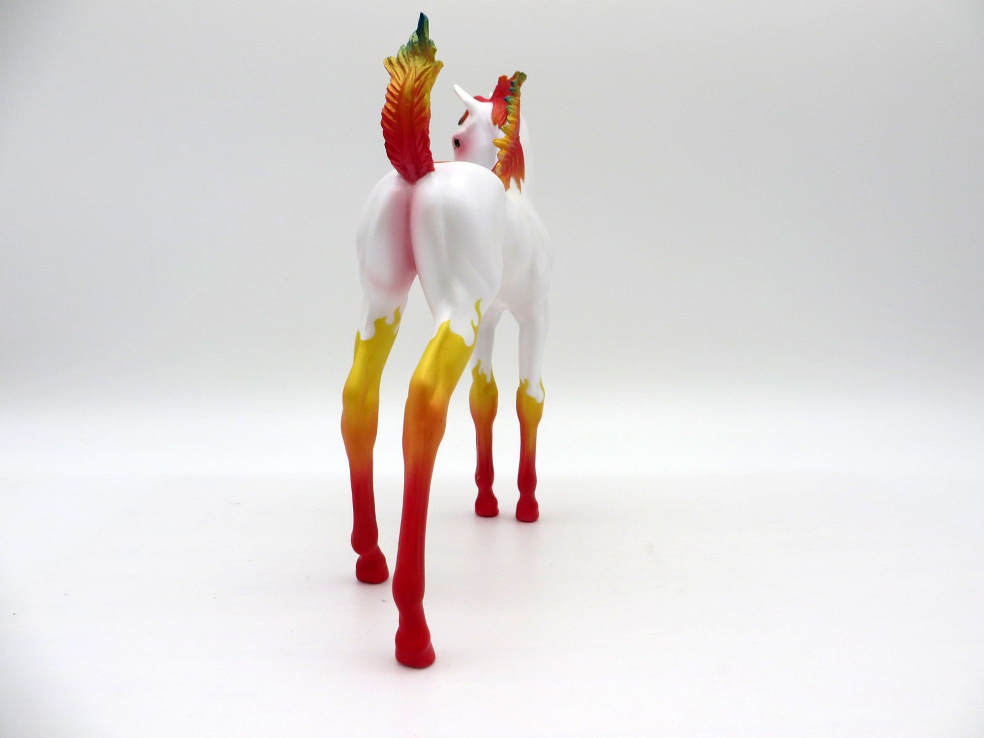 Fire-OOAK Foal Decorator Painted By Jas EQ 21