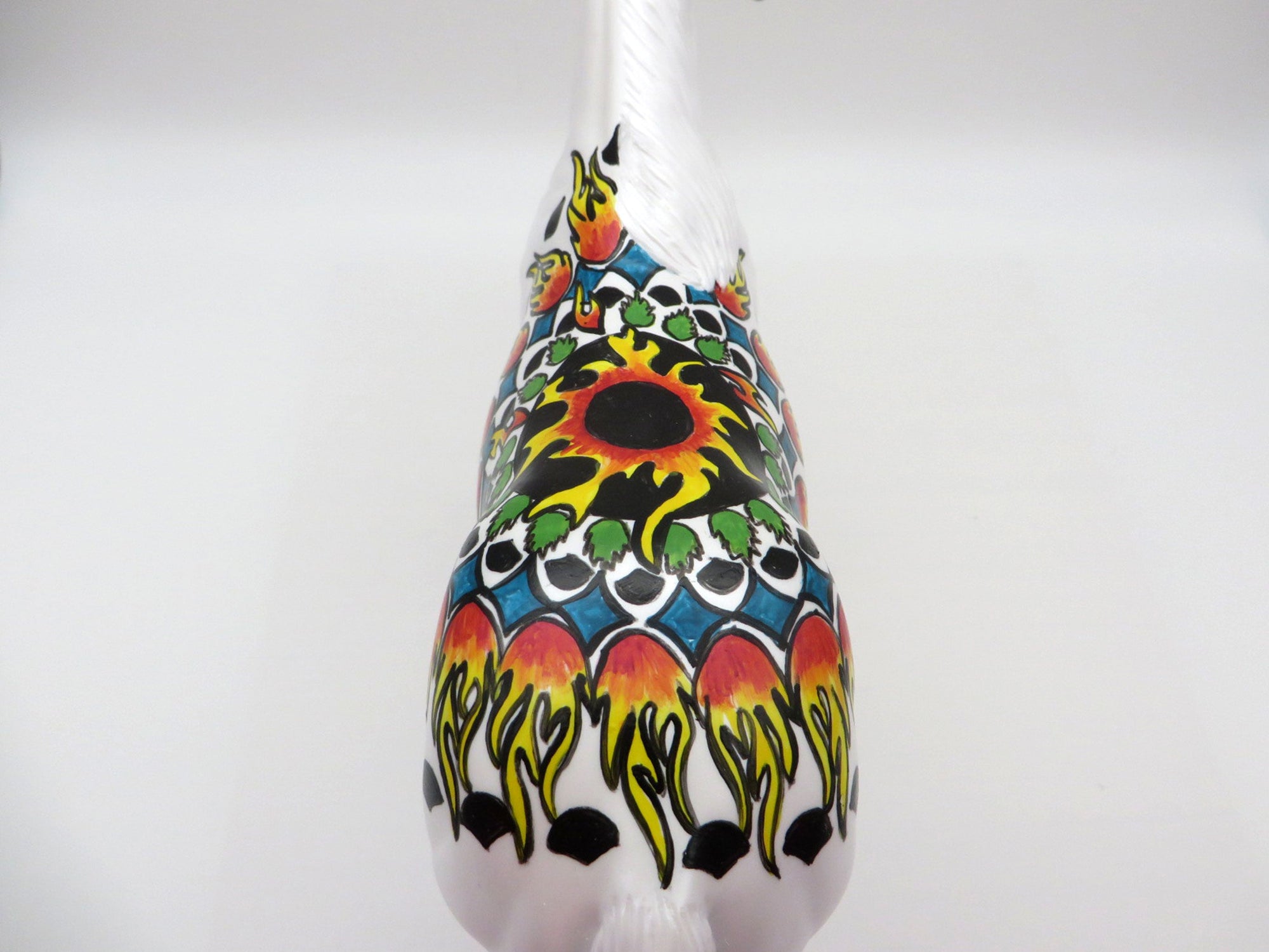 Fire-OOAK Deco ISH Painted By Dawn Quick 6/25/21