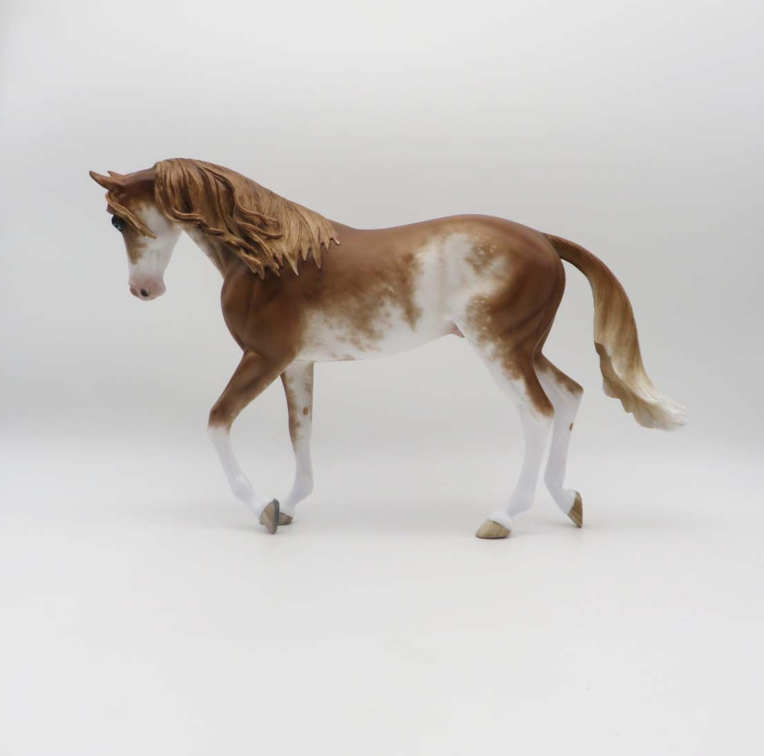 Firebrand - OOAK - Chestnut Sabino Thorougbred by Sheryl Leisure - Best Offers 2/20/23