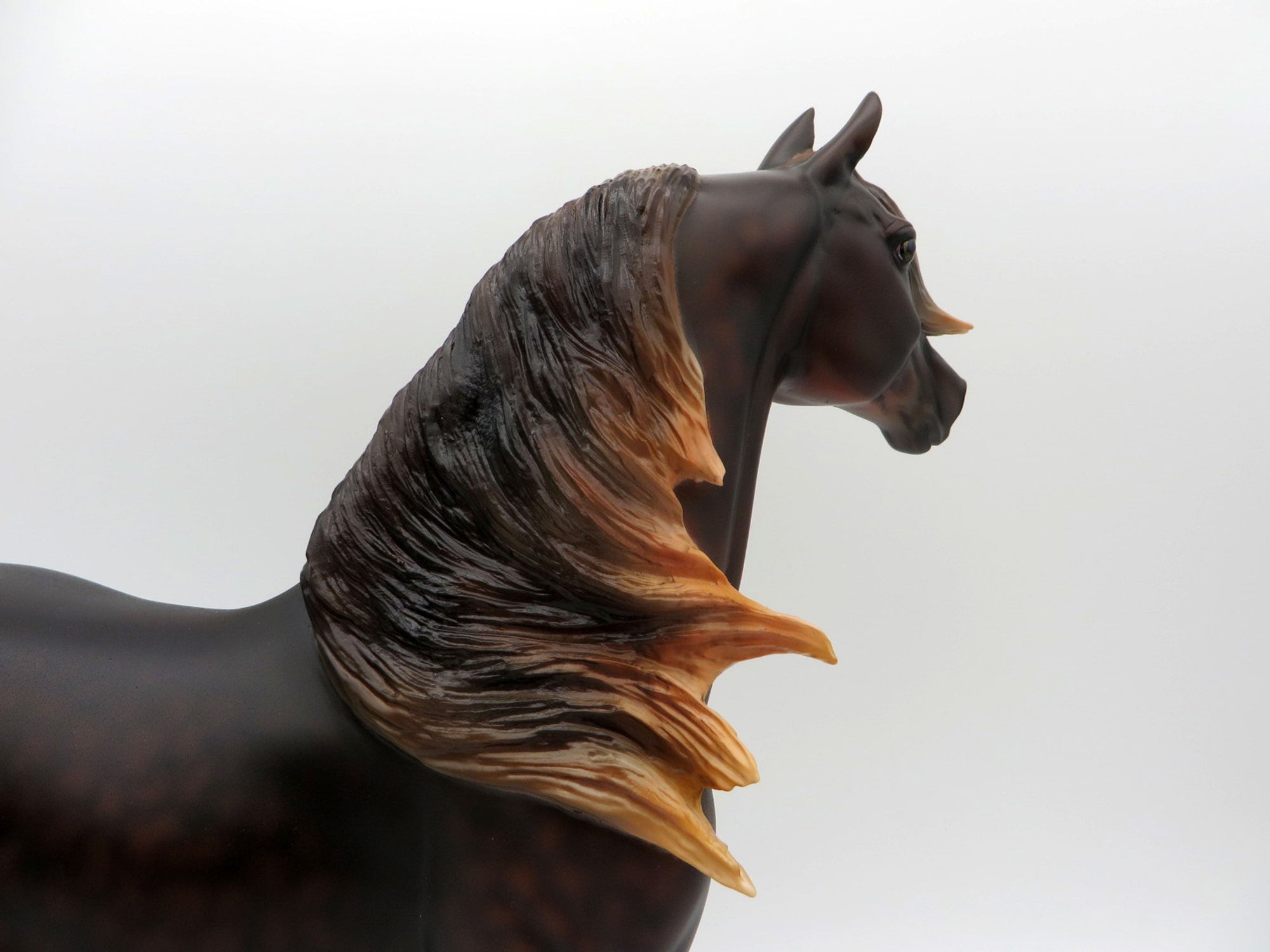 Firenze-OOAK Dapple Liver Chestnut Morgan Painted By Ellen Robbins  EQ 21