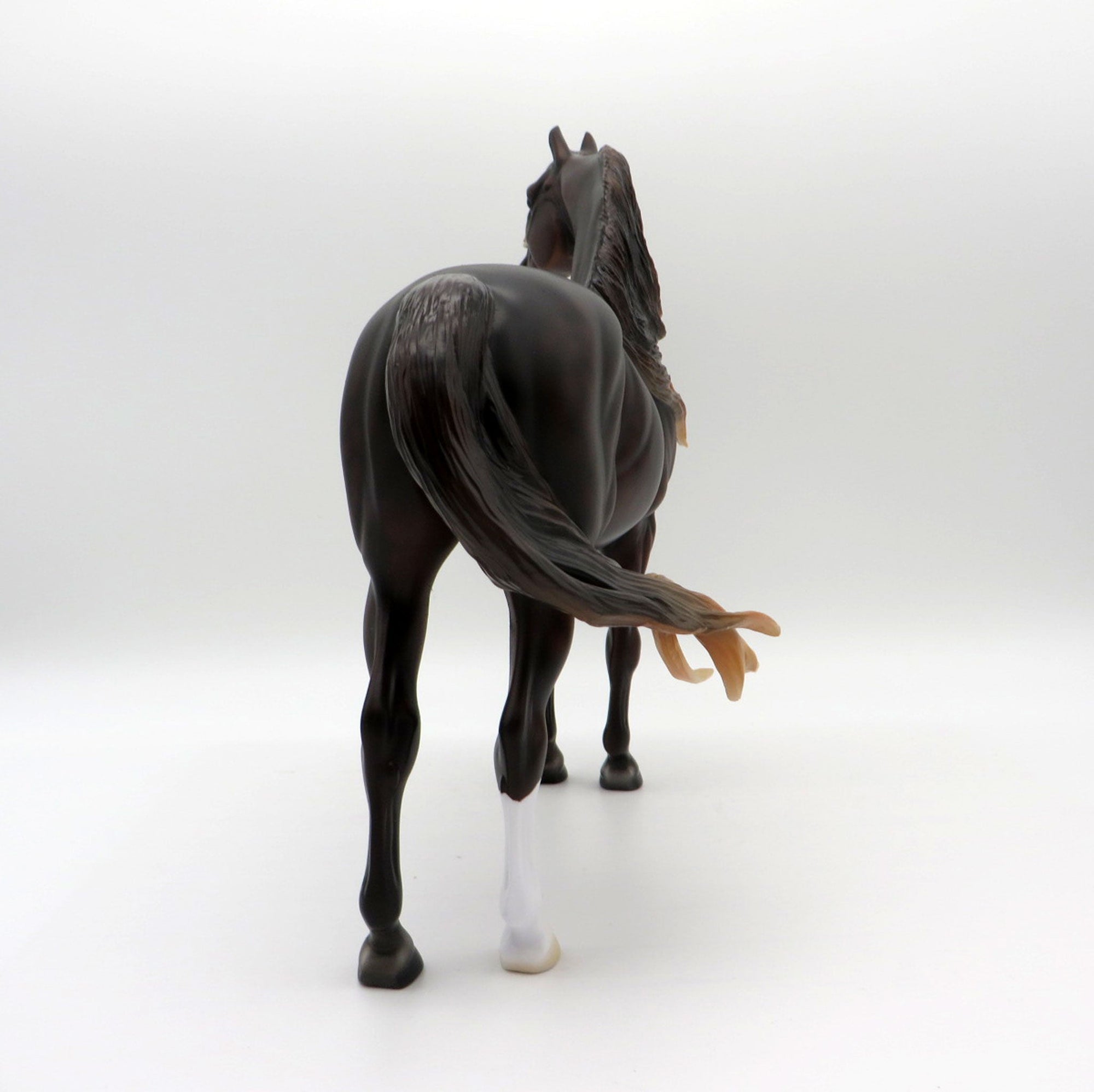 Firenze-OOAK Dapple Liver Chestnut Morgan Painted By Ellen Robbins  EQ 21