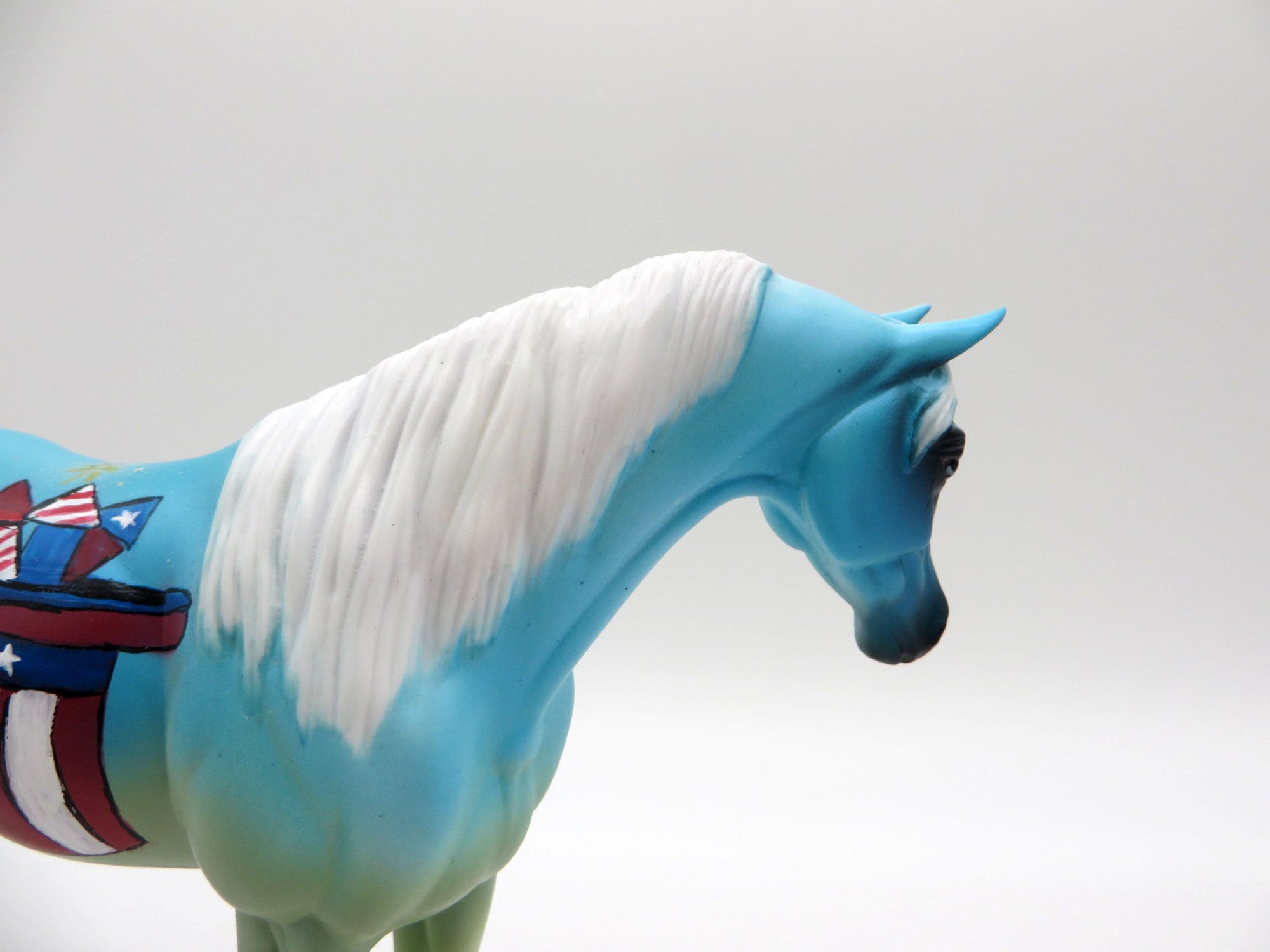 Fireworks-OOAK Deco 4th of July Arabian Pebbles Painted By Jas 6/18/21