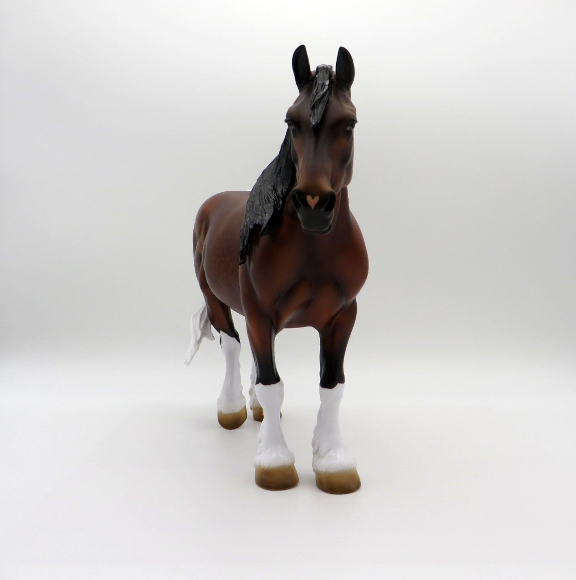 Fleur-OOAK Dapple Bay Paint Heavy Draft Mare SHCF 2021