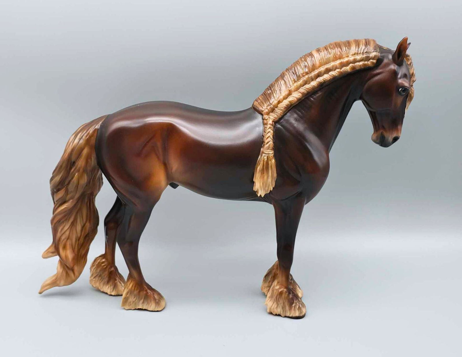 Flickering Firelight OOAK Chestnut Friesian Andalusian By Ashley Palmer Holiday Best Offers 12/11/23