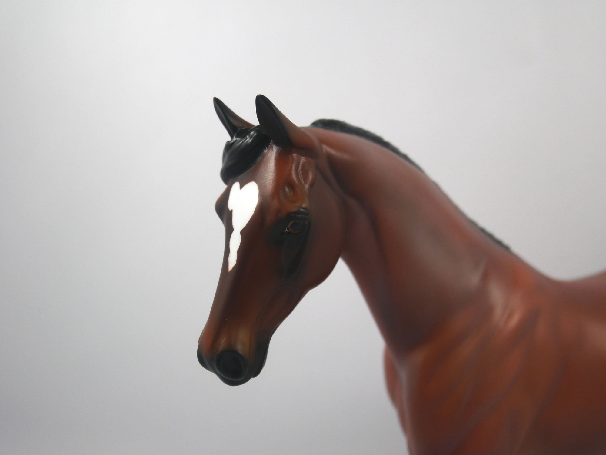 Football Stance-OOAK Bay Pony- By Audrey Dixon