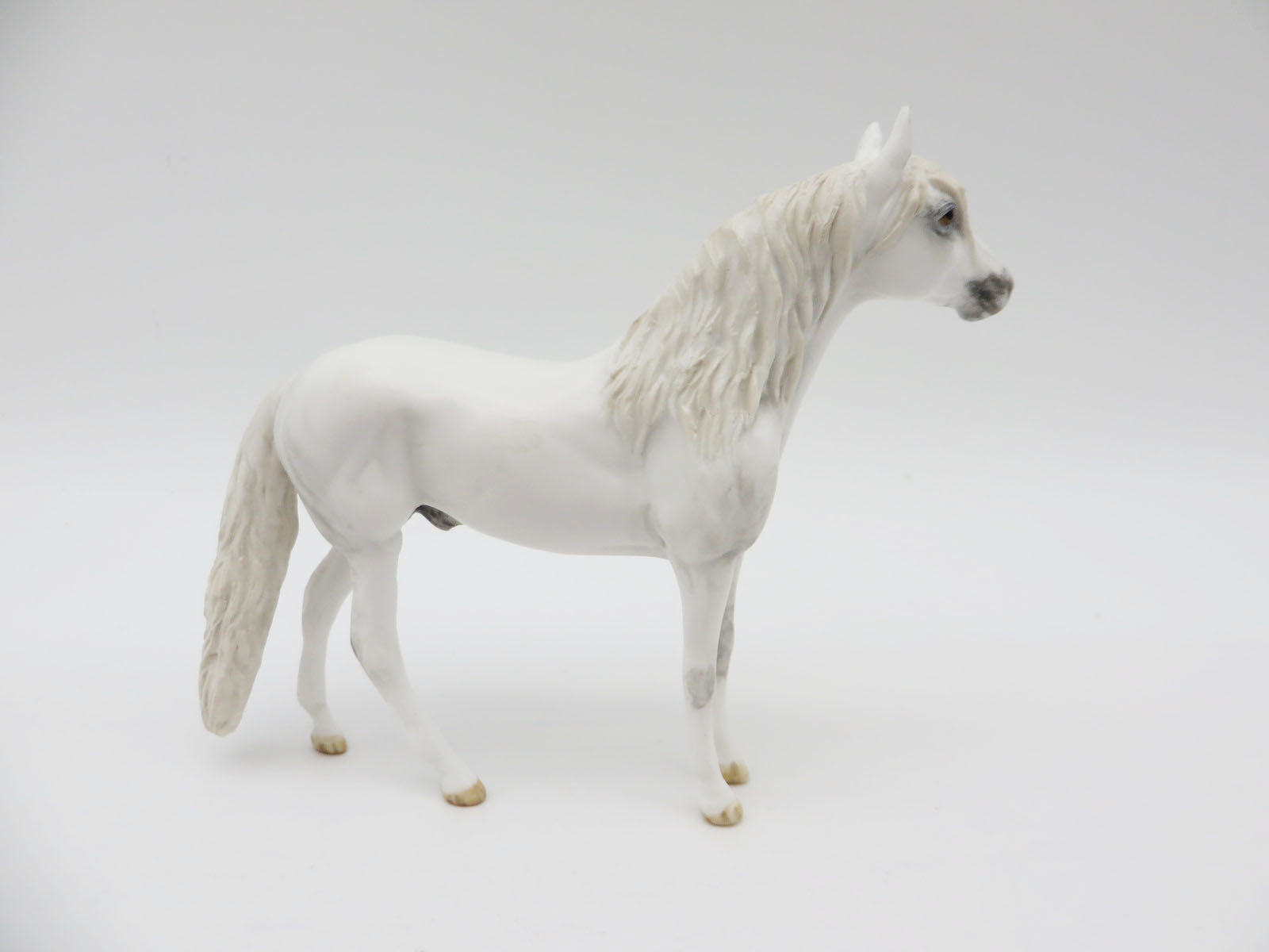 Forenoon Stroll - OOAK - Grey Andalusian Chip By Andrea Thomason - Christmas Tails 2022 - CT22