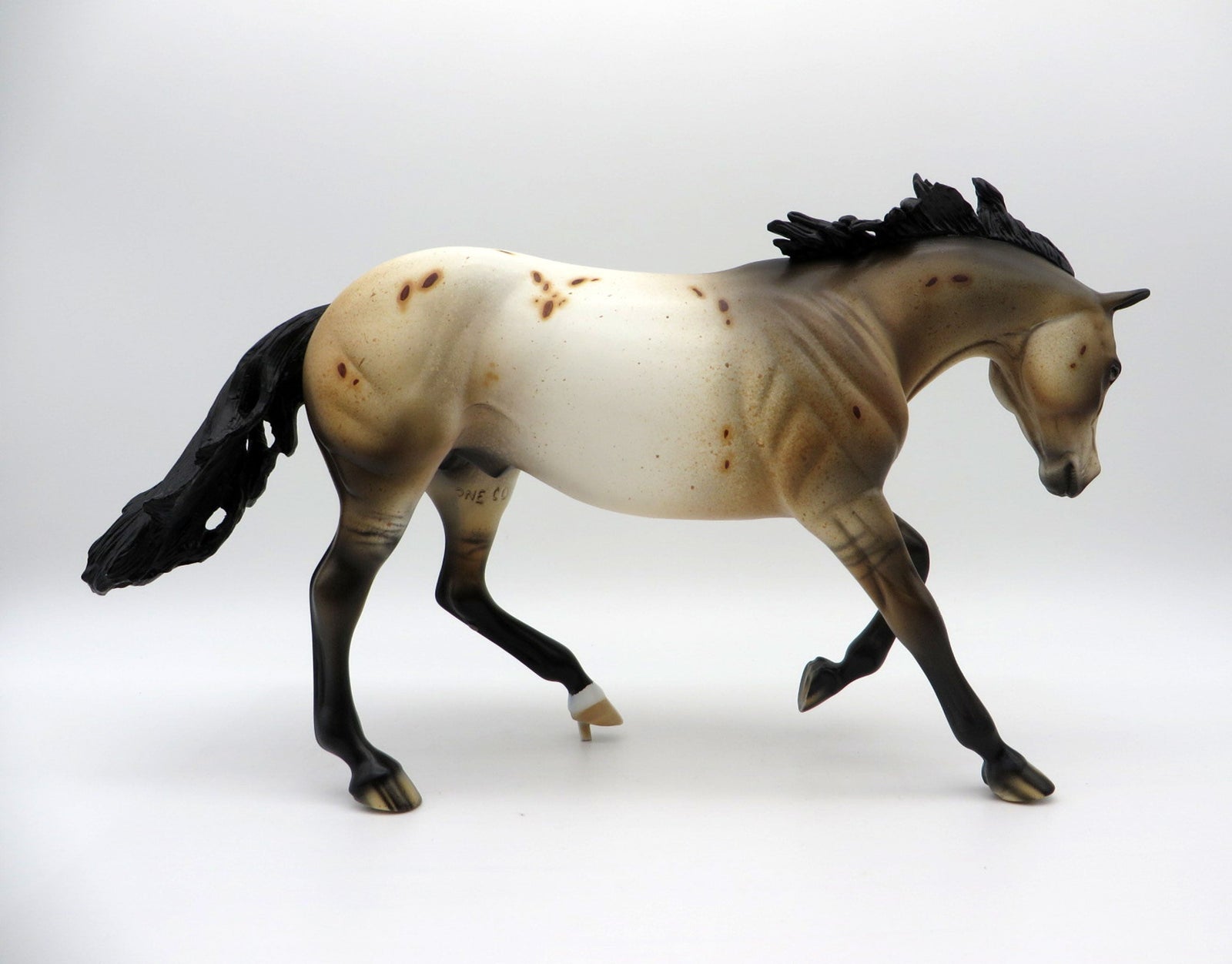 Forge-OOAK Buckskin  Appaloosa Performance Horse  Equilocity 2021 Painted by Julie Keim