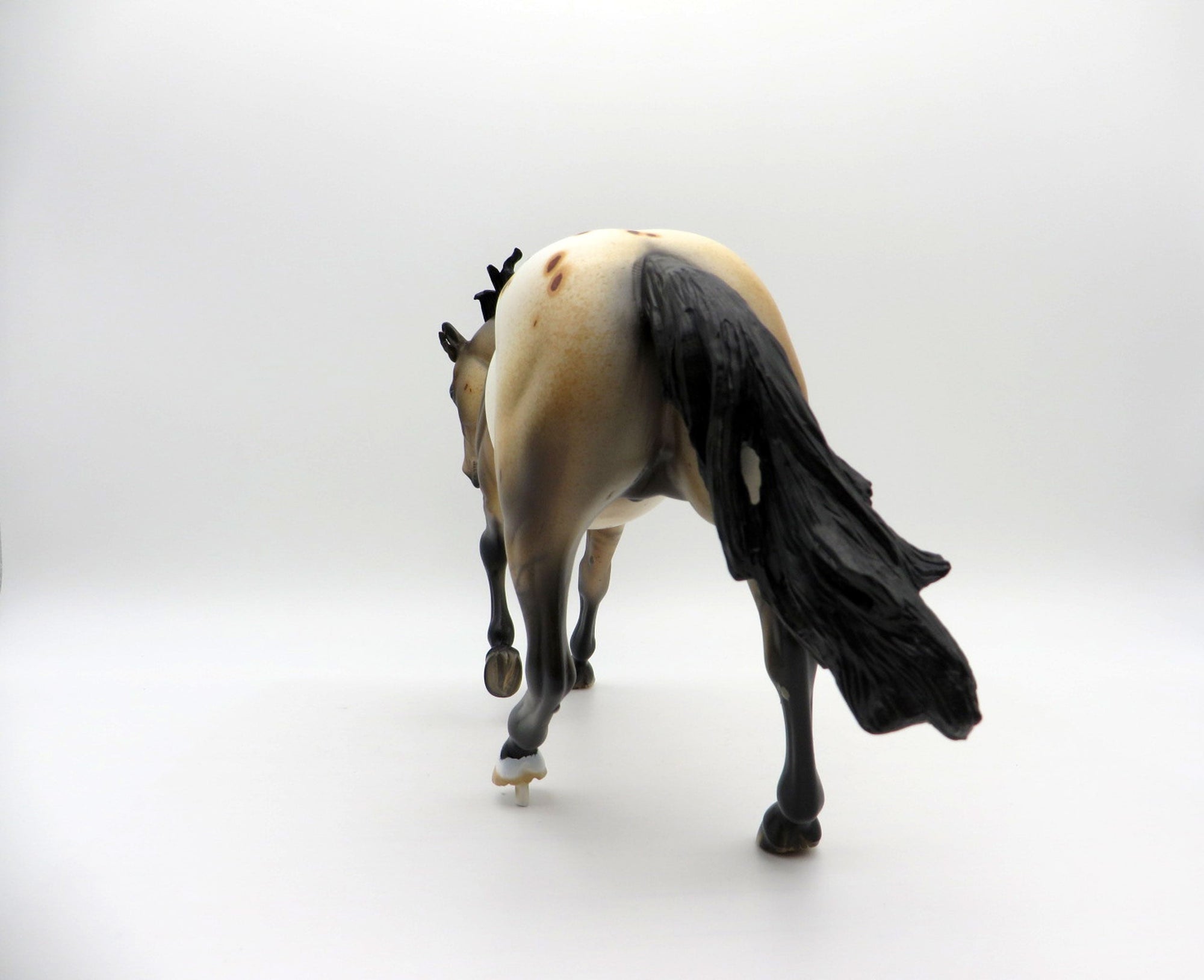 Forge-OOAK Buckskin  Appaloosa Performance Horse  Equilocity 2021 Painted by Julie Keim