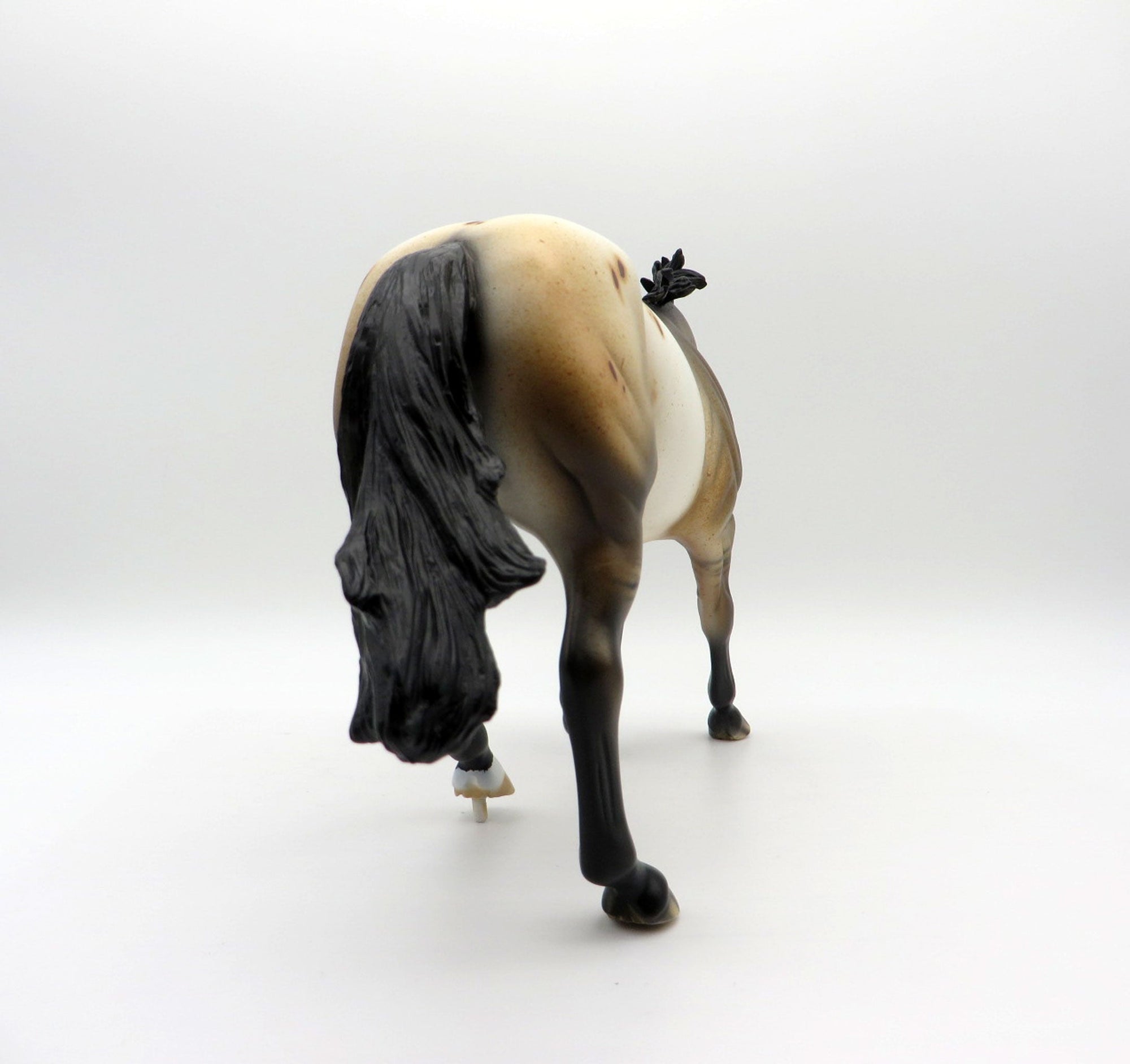 Forge-OOAK Buckskin  Appaloosa Performance Horse  Equilocity 2021 Painted by Julie Keim