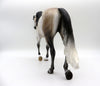 Four Tops-OOAK Dapple Bay going Gray Thoroughbred Painted by Sheryl Leisure  11/29/21