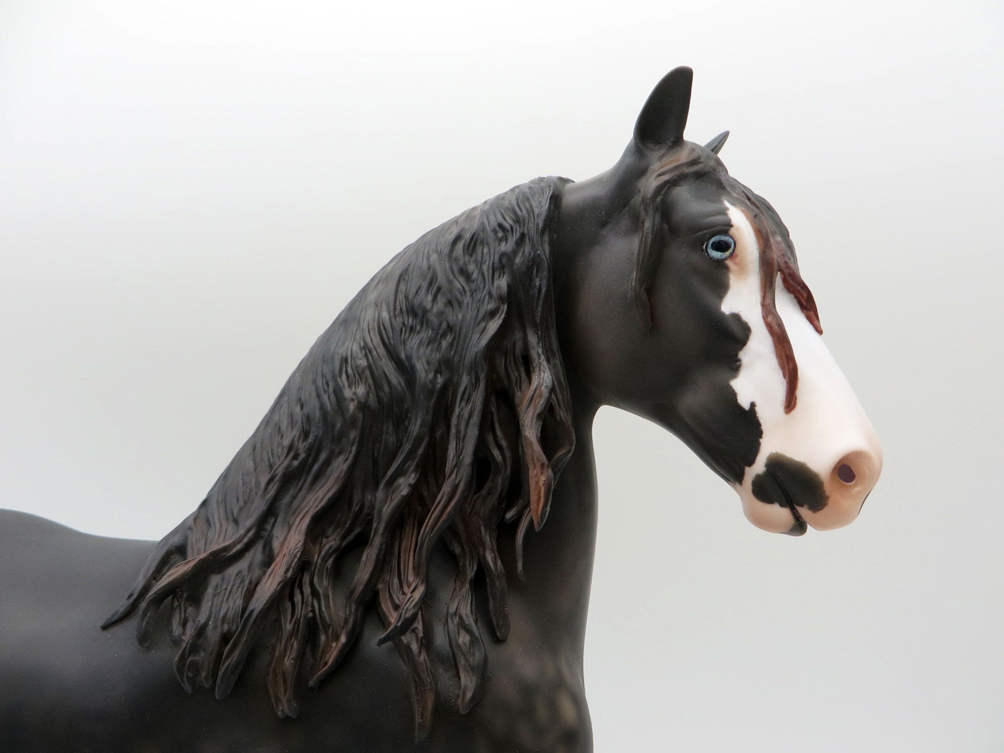 Foxglove-OOAK Sunburnt Black Trotting Drafter Pained By  SHCF 21