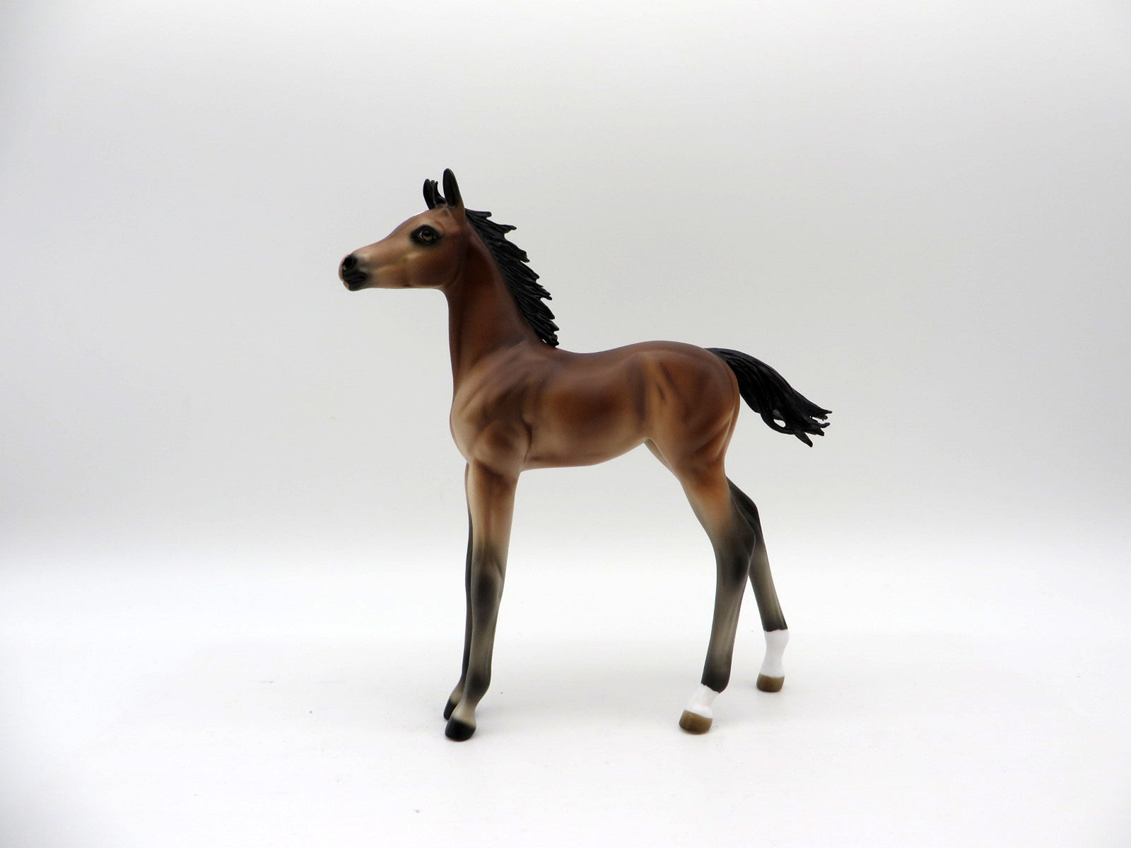 Francine-OOAK Bay Foal Painted By Audrey Dixon EQ 21