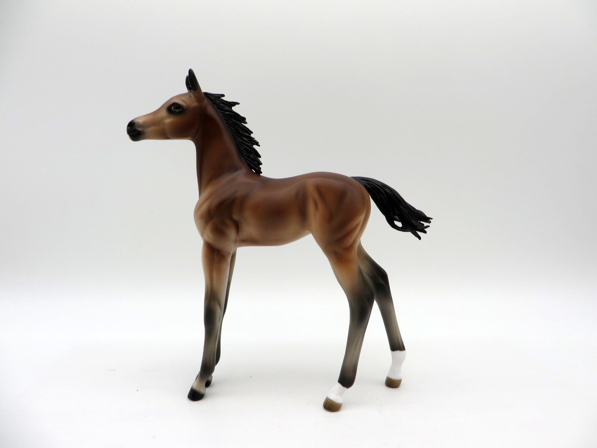 Francine-OOAK Bay Foal Painted By Audrey Dixon EQ 21