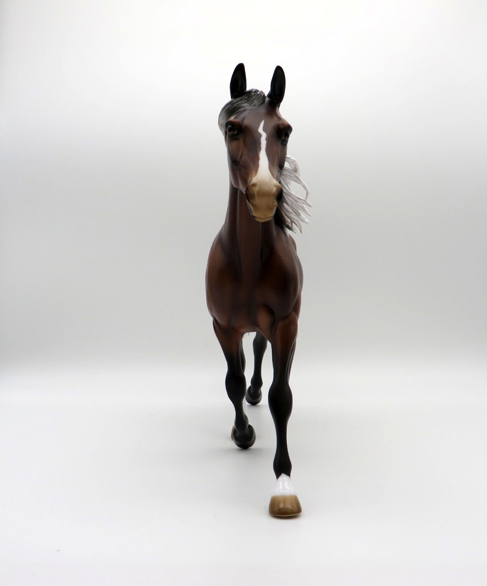 Francis-OOAK Dapple Silver Bay Palouse Painted By Audrey Dixon  EQ 21