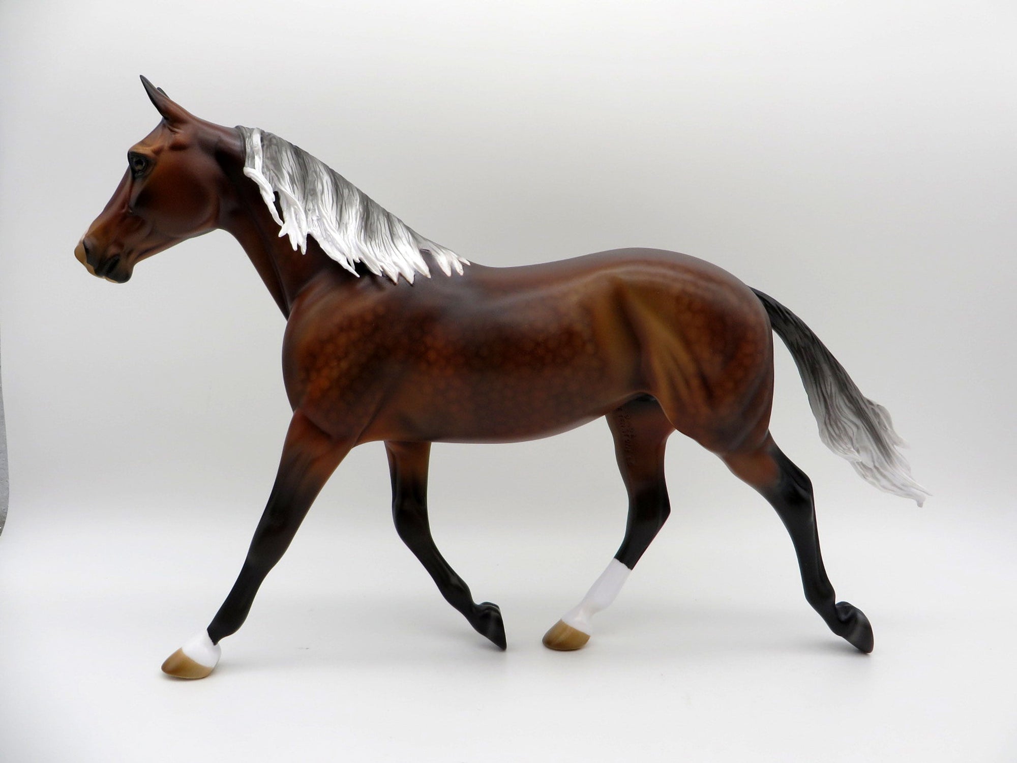 Francis-OOAK Dapple Silver Bay Palouse Painted By Audrey Dixon  EQ 21