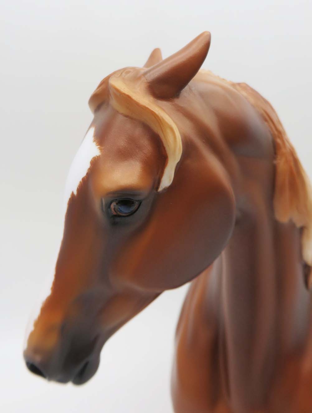Fripp-OOAK Pinned Ear Dapple Chestnut Arabian By Caroline Boydston 3/17/23