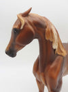 Fripp-OOAK Pinned Ear Dapple Chestnut Arabian By Caroline Boydston 3/17/23
