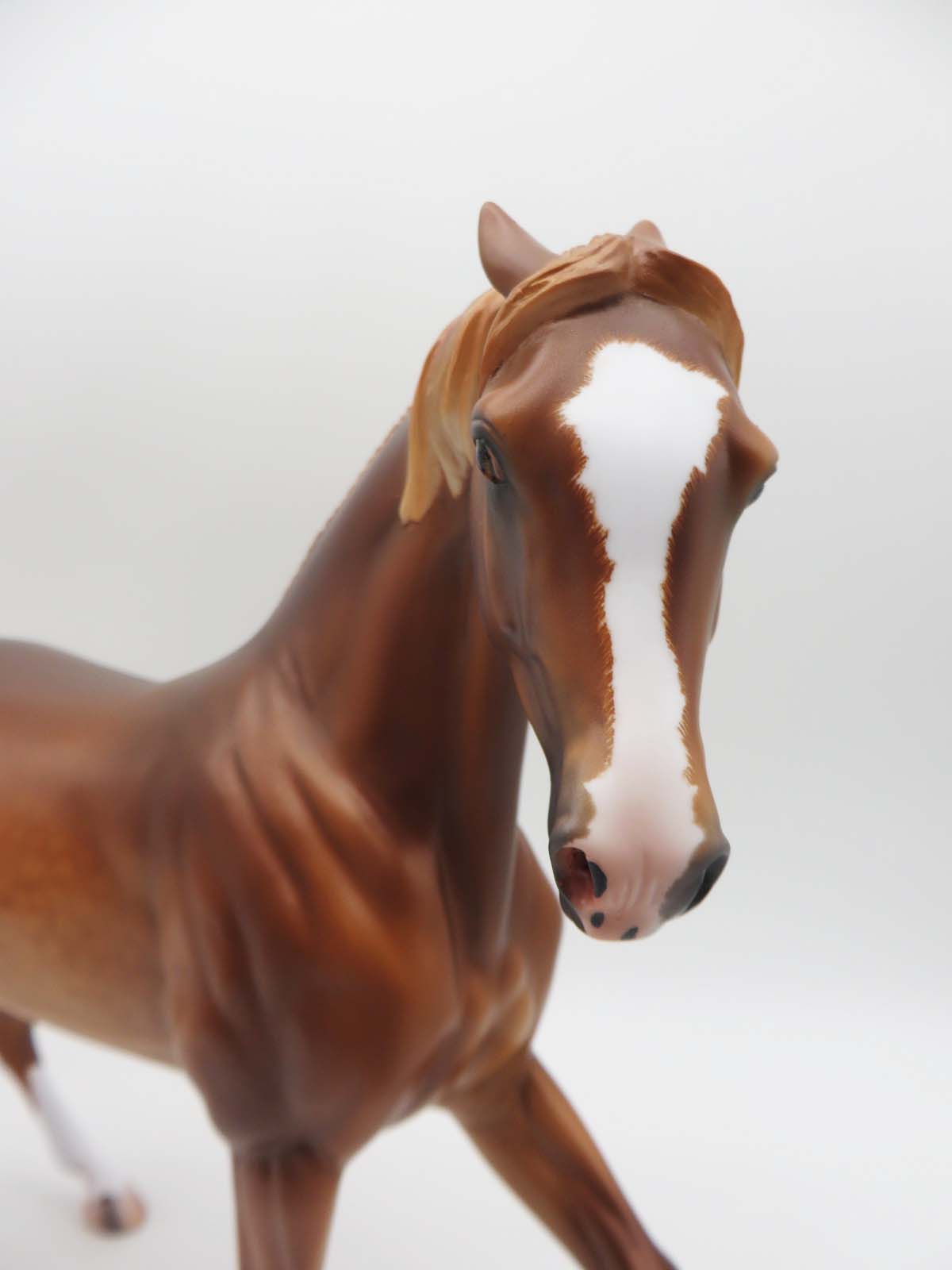 Fripp-OOAK Pinned Ear Dapple Chestnut Arabian By Caroline Boydston 3/17/23