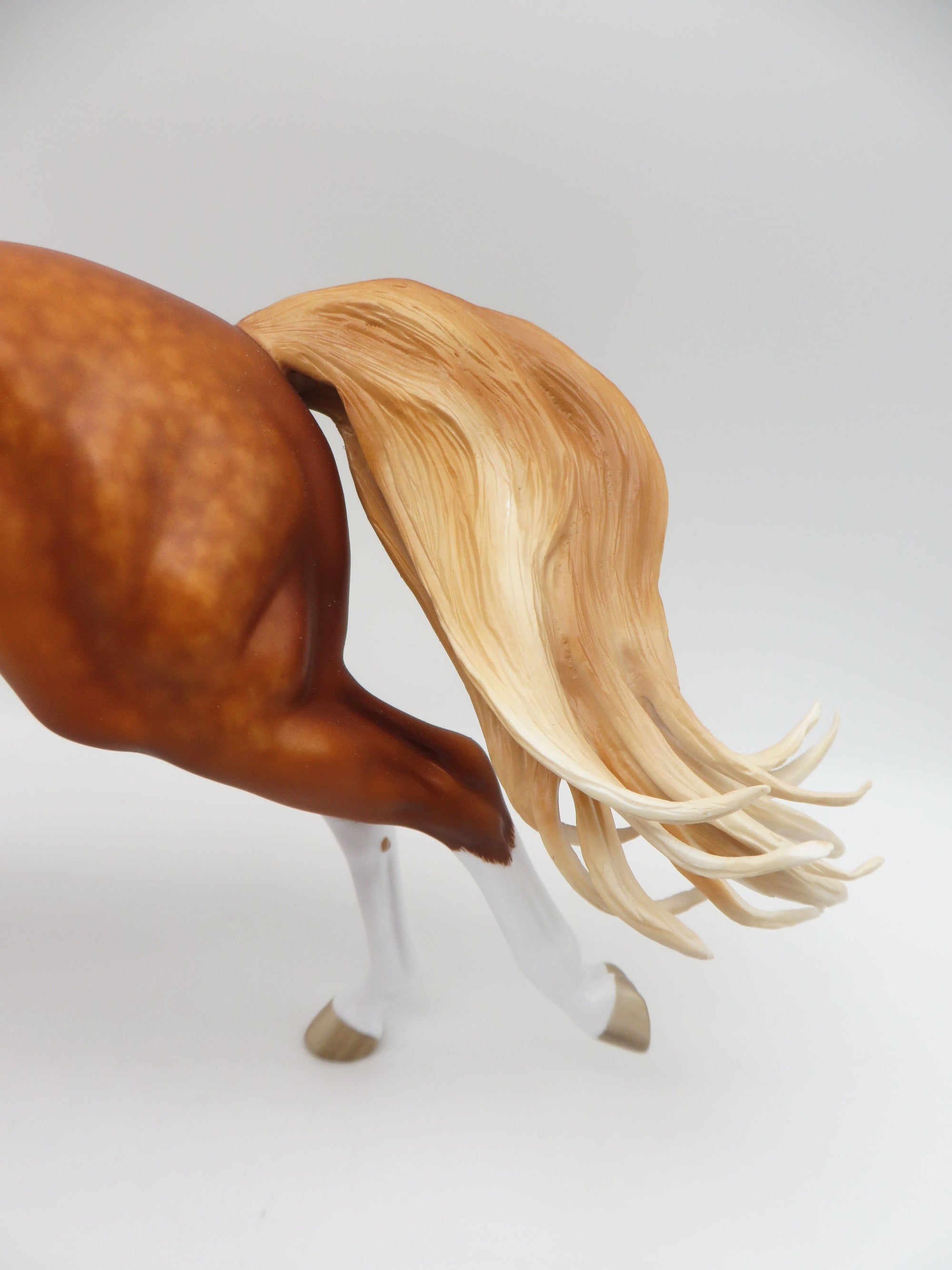 Frogger-OOAK Dapple Chestnut Running Stock Horse By Sheryl Leisure 5/19/23