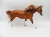 Frogger-OOAK Dapple Chestnut Running Stock Horse By Sheryl Leisure 5/19/23