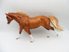 Frogger-OOAK Dapple Chestnut Running Stock Horse By Sheryl Leisure 5/19/23