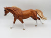 Frogger-OOAK Dapple Chestnut Running Stock Horse By Sheryl Leisure 5/19/23